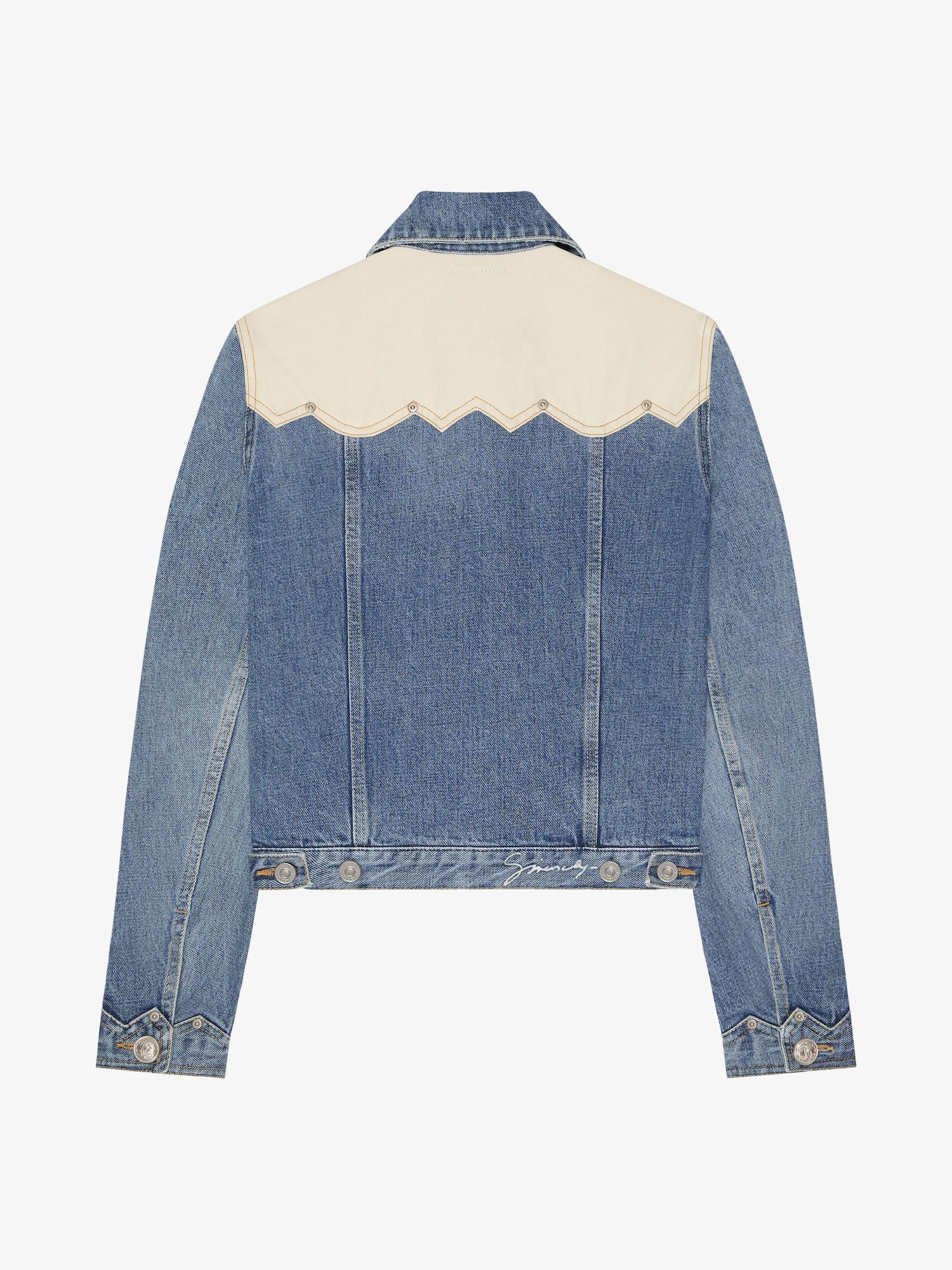 Jacket in denim with yoke Product Image