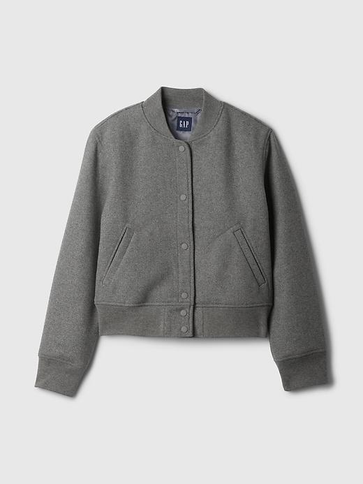 Wool Bomber Jacket Product Image
