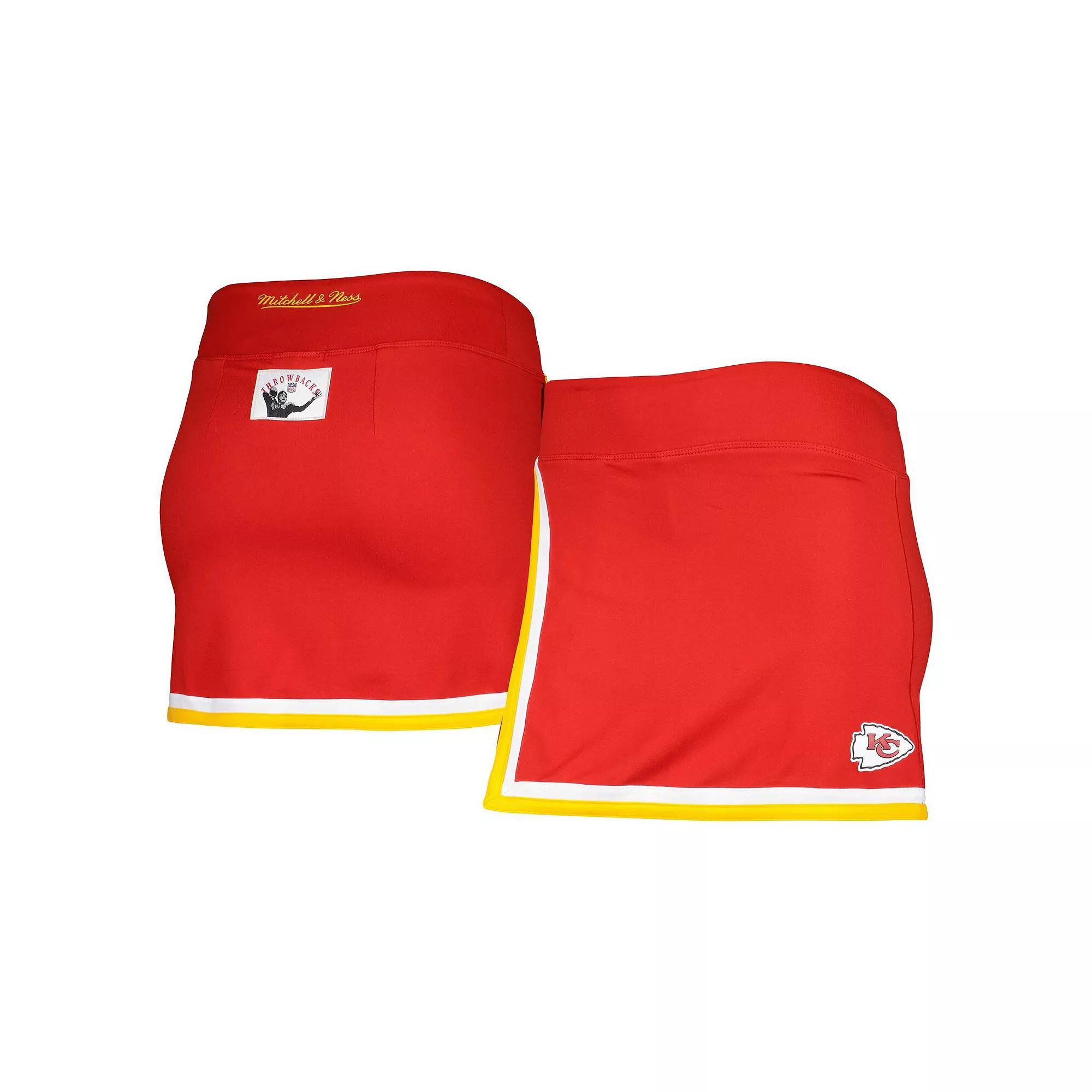 Women's Mitchell & Ness  Red Kansas City Chiefs Skort, Size: XL Product Image