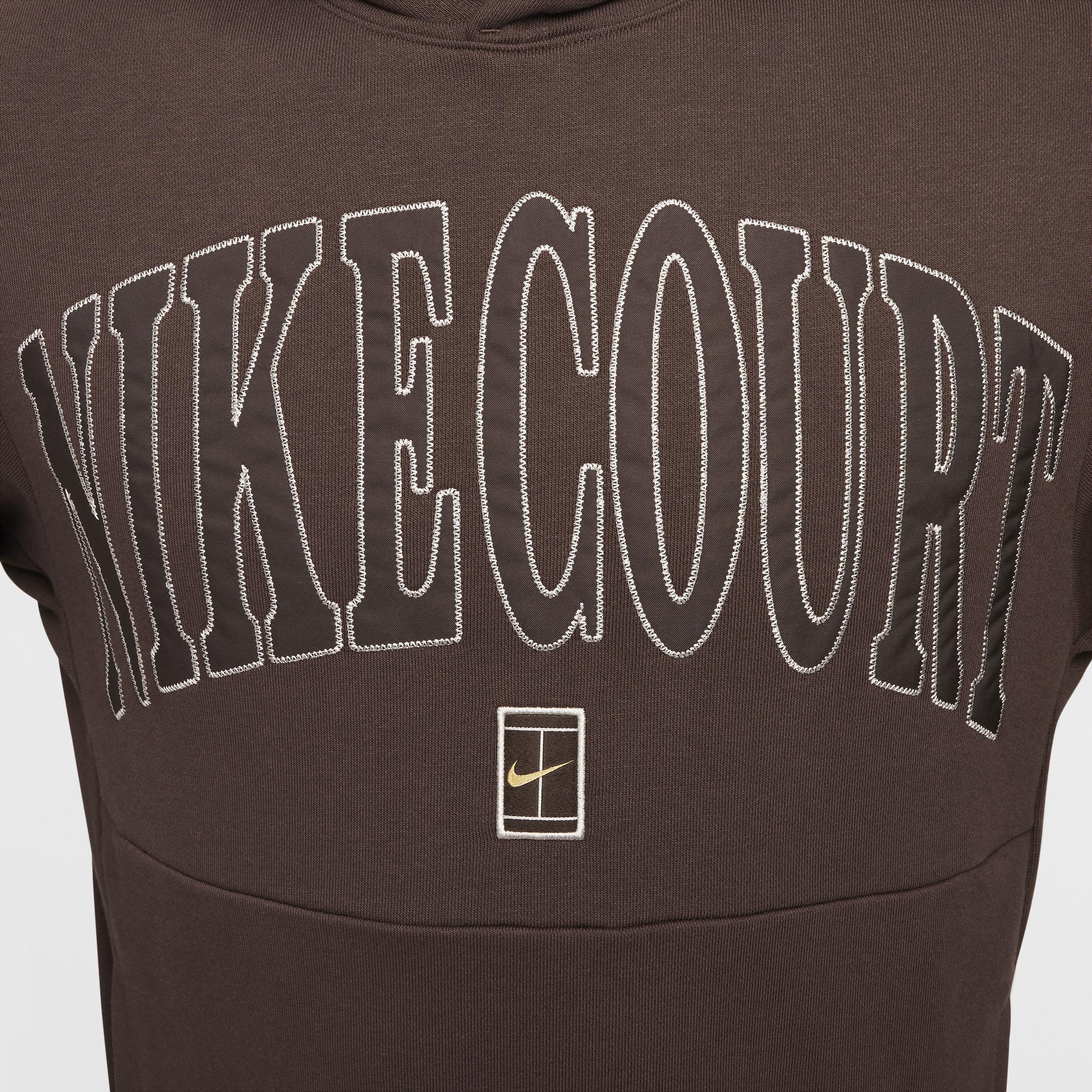 Nike Men's Court Heritage Dri-FIT Fleece Tennis Hoodie Product Image