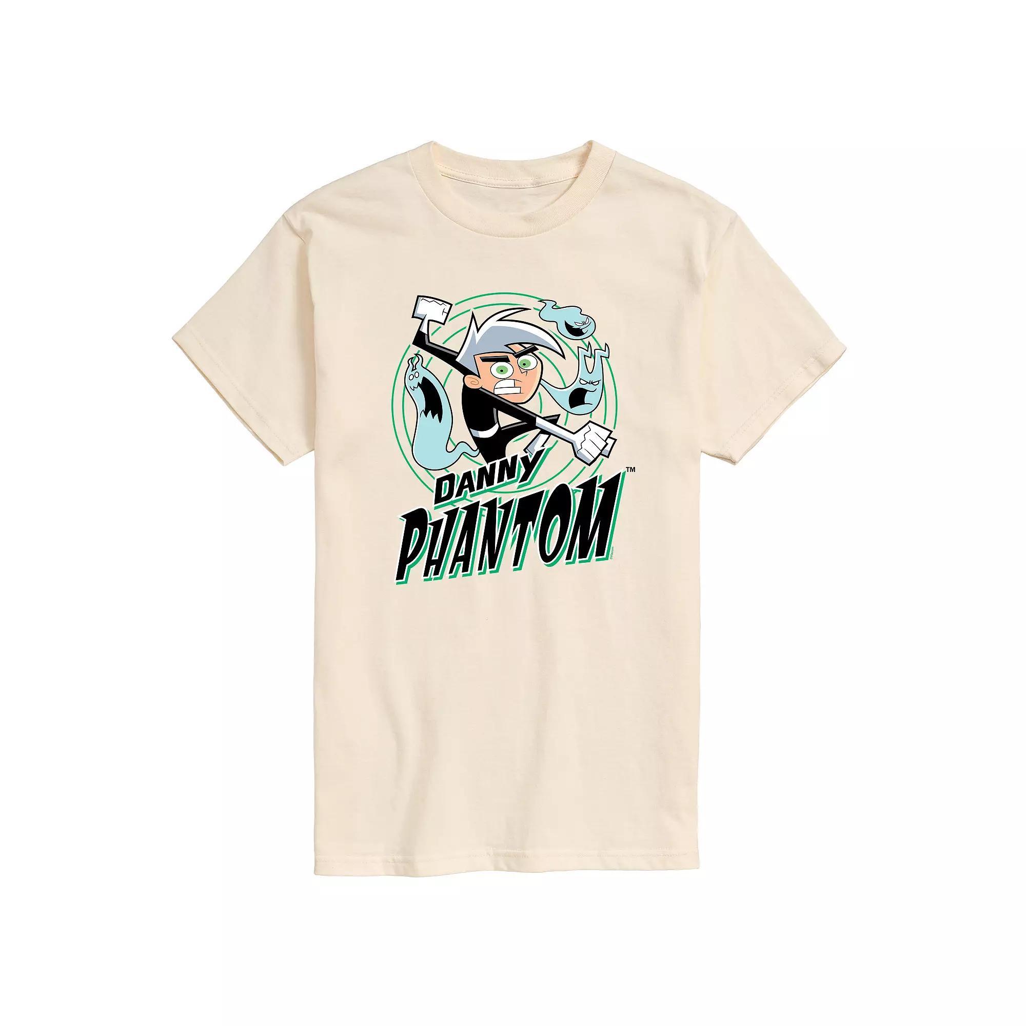 Mens Danny Phantom Ghost Logo Graphic Tee Product Image