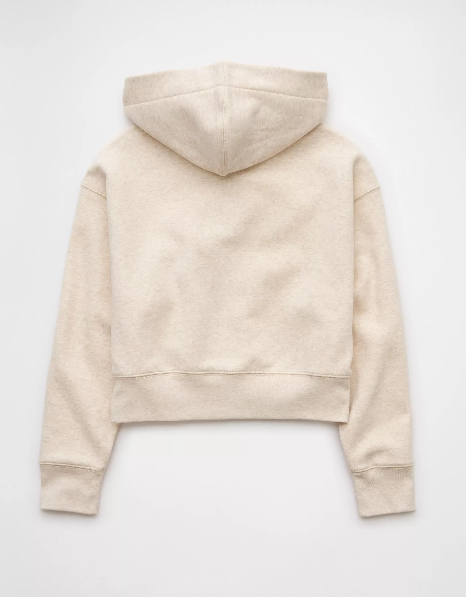 AE Everyday Luxe Zip-Up Hoodie Product Image