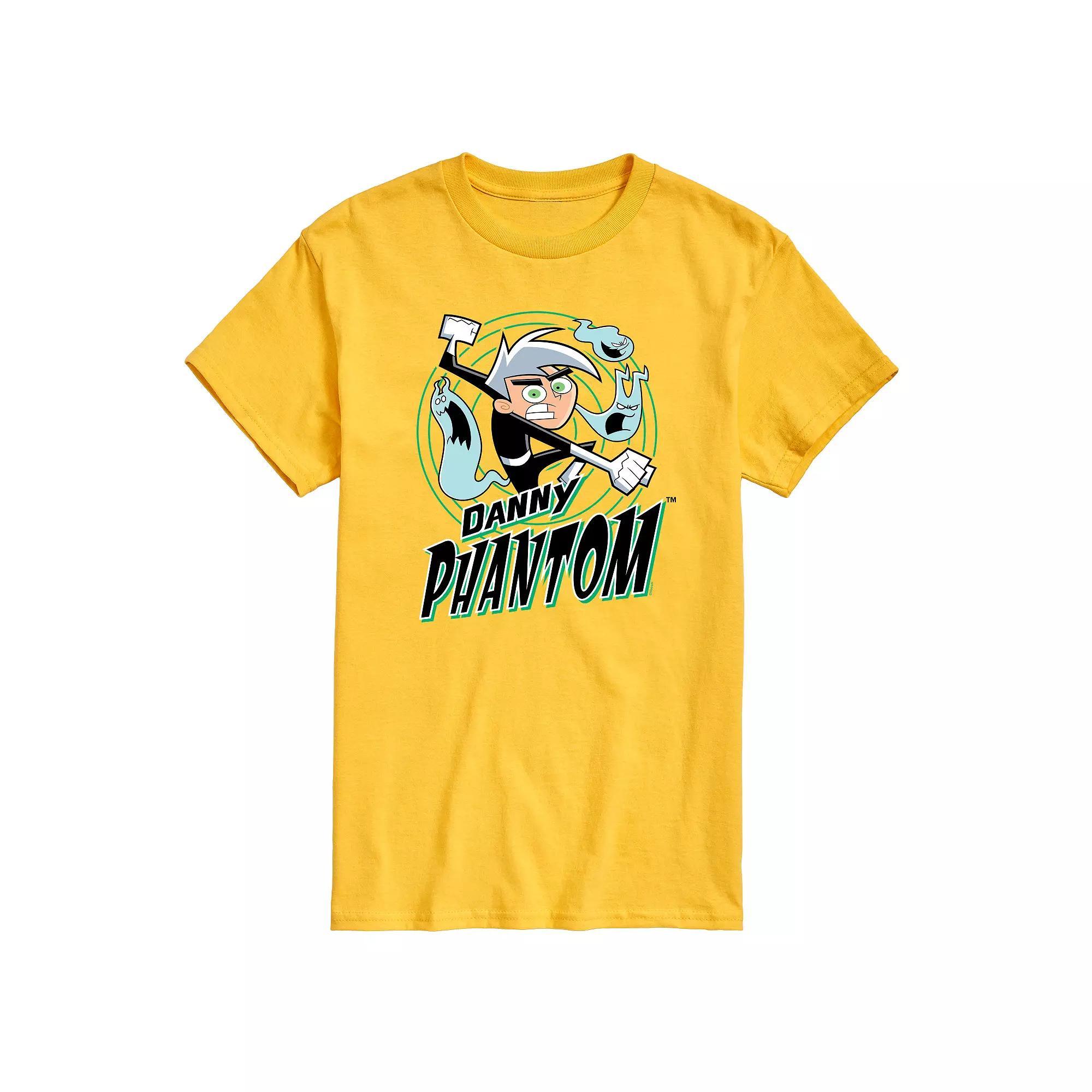 Mens Danny Phantom Ghost Logo Graphic Tee Product Image