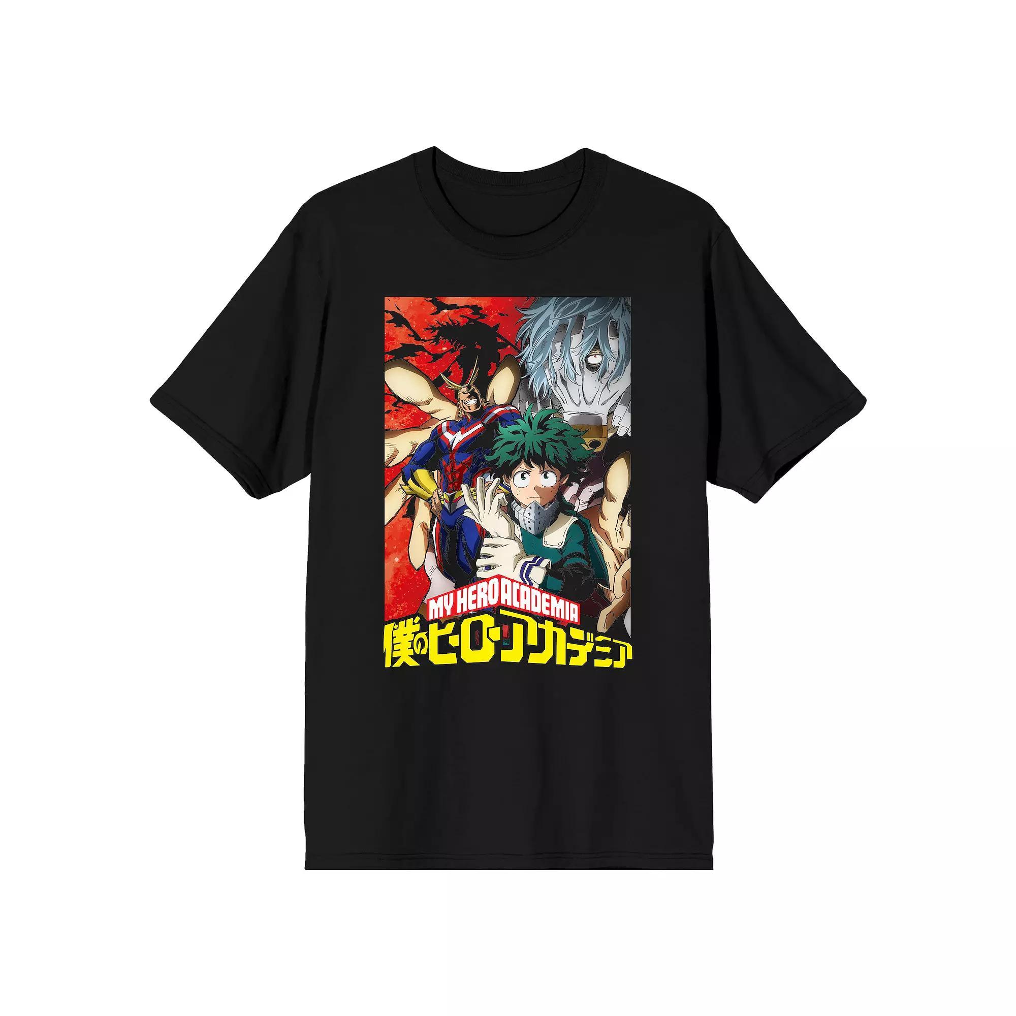 Men's My Hero Academia Poster Graphic Tee, Size: Medium, Black Product Image