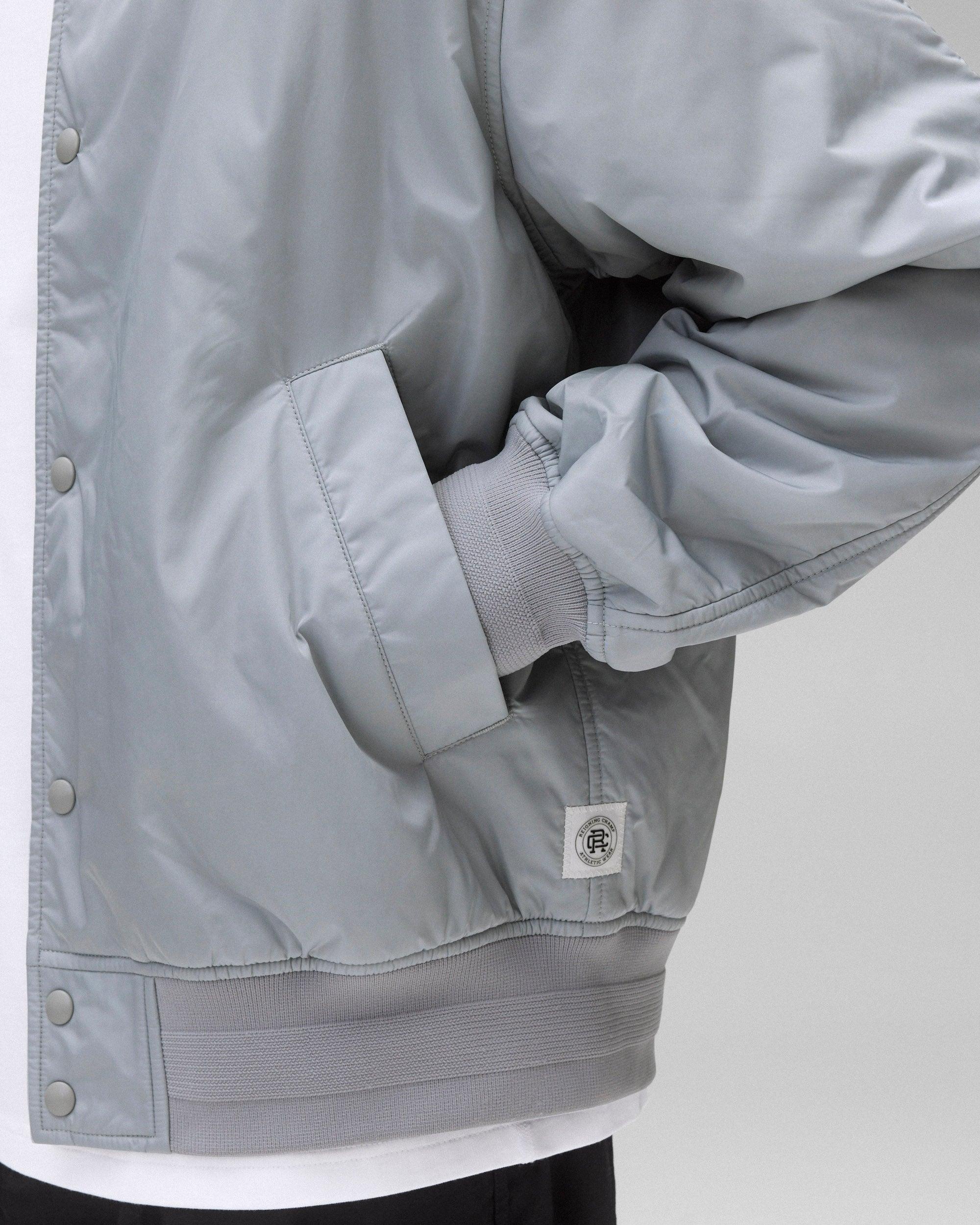 Econyl Satin Nylon Stadium Jacket - Vault Male Product Image