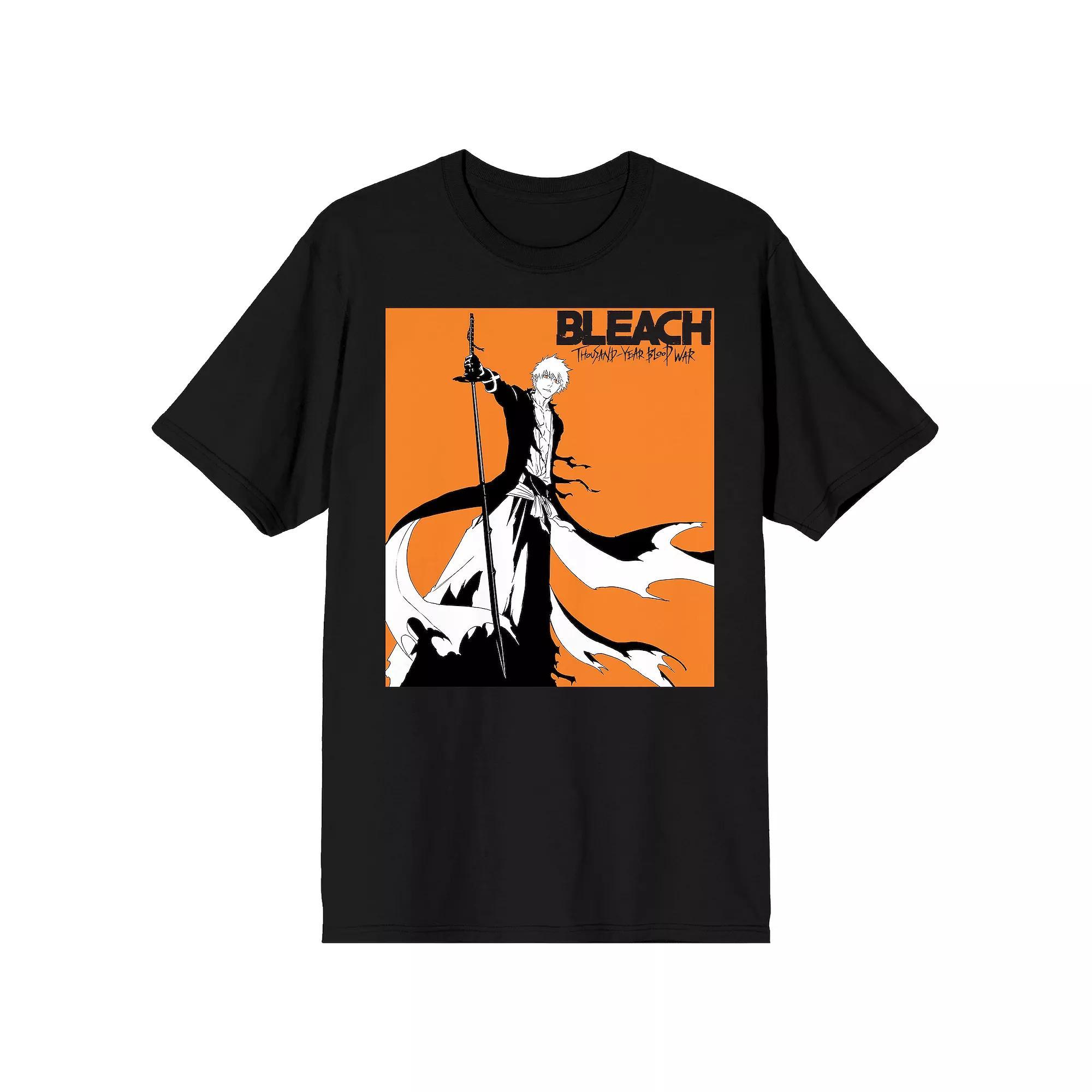 Men's Bleach 1000 Year Blood War Orange Graphic Tee, Size: XL, White Product Image