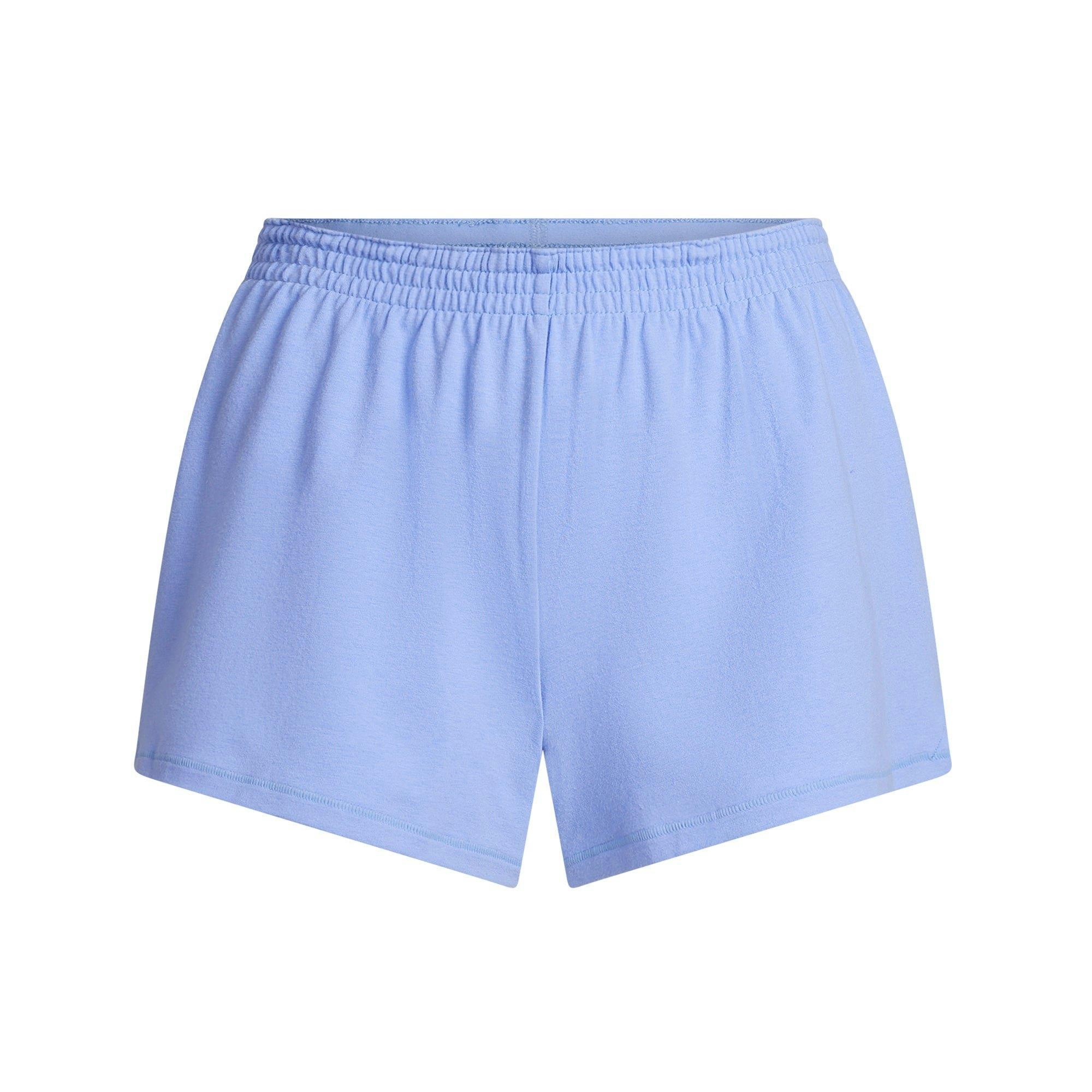 COTTON JERSEY LOOSE SHORT | BLUE VIOLET Product Image