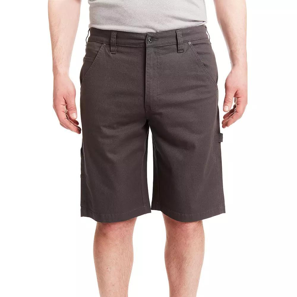 Men's Smith's Workwear Stretch Duck Carpenter Shorts, Size: 40, Dark Gray Product Image