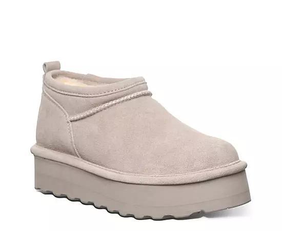 Bearpaw Retro Super Shorty Faux Suede Womens Boots Product Image