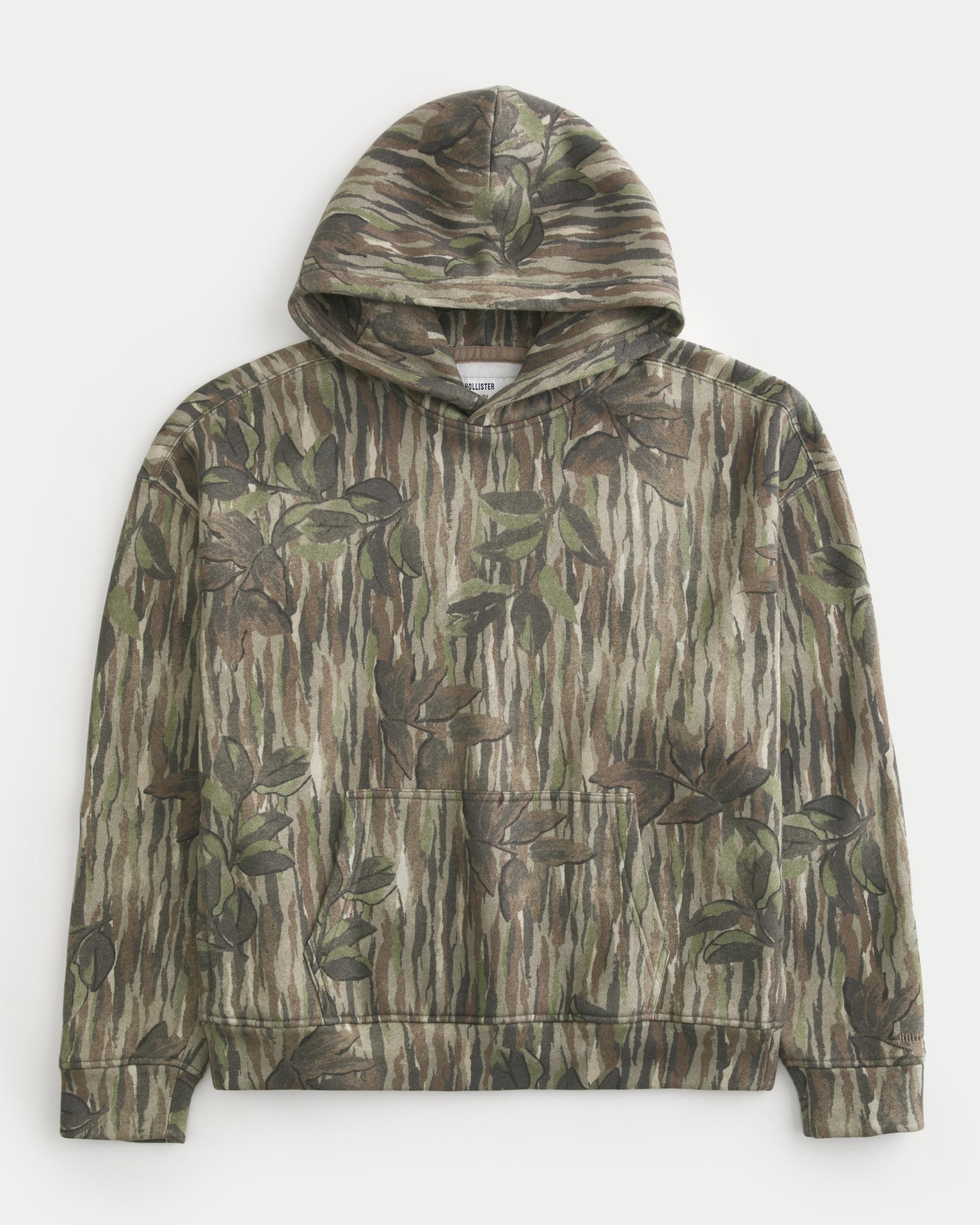 Boxy Camo Hoodie Product Image
