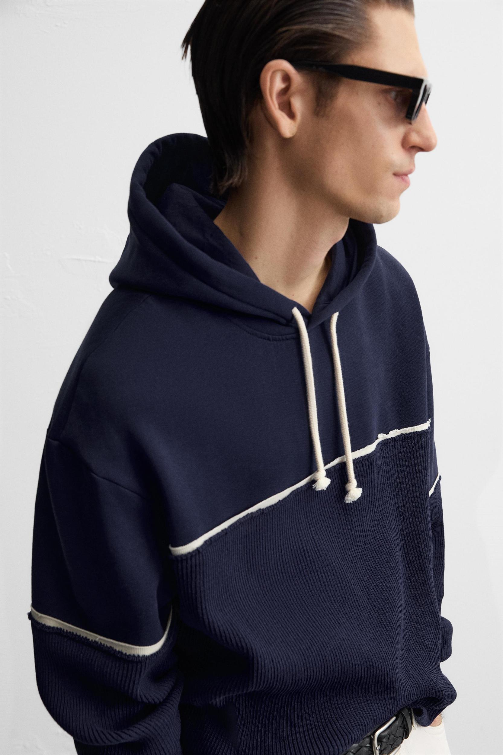 CONTRAST RELAXED FIT SWEATSHIRT Product Image