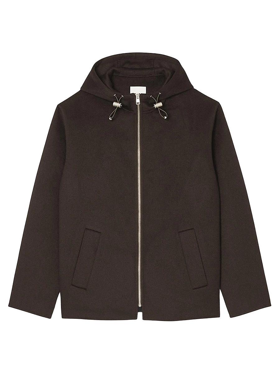 Mens Hooded Windbreaker Jacket Product Image