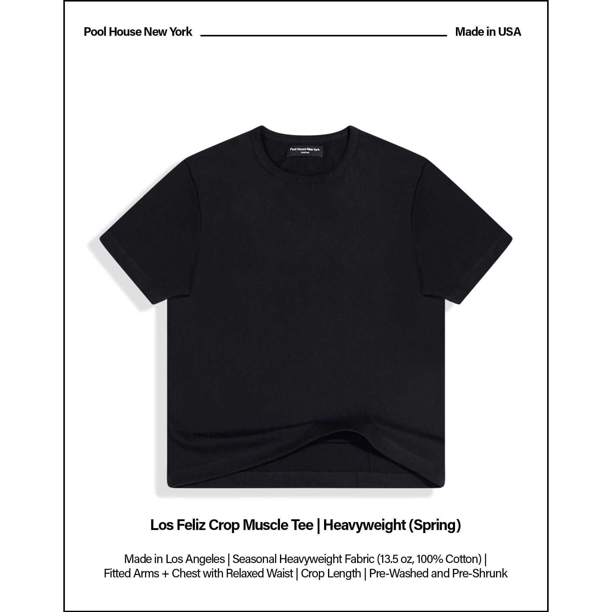 Los Feliz Crop Muscle Tee II | Heavyweight (Spring) Male Product Image