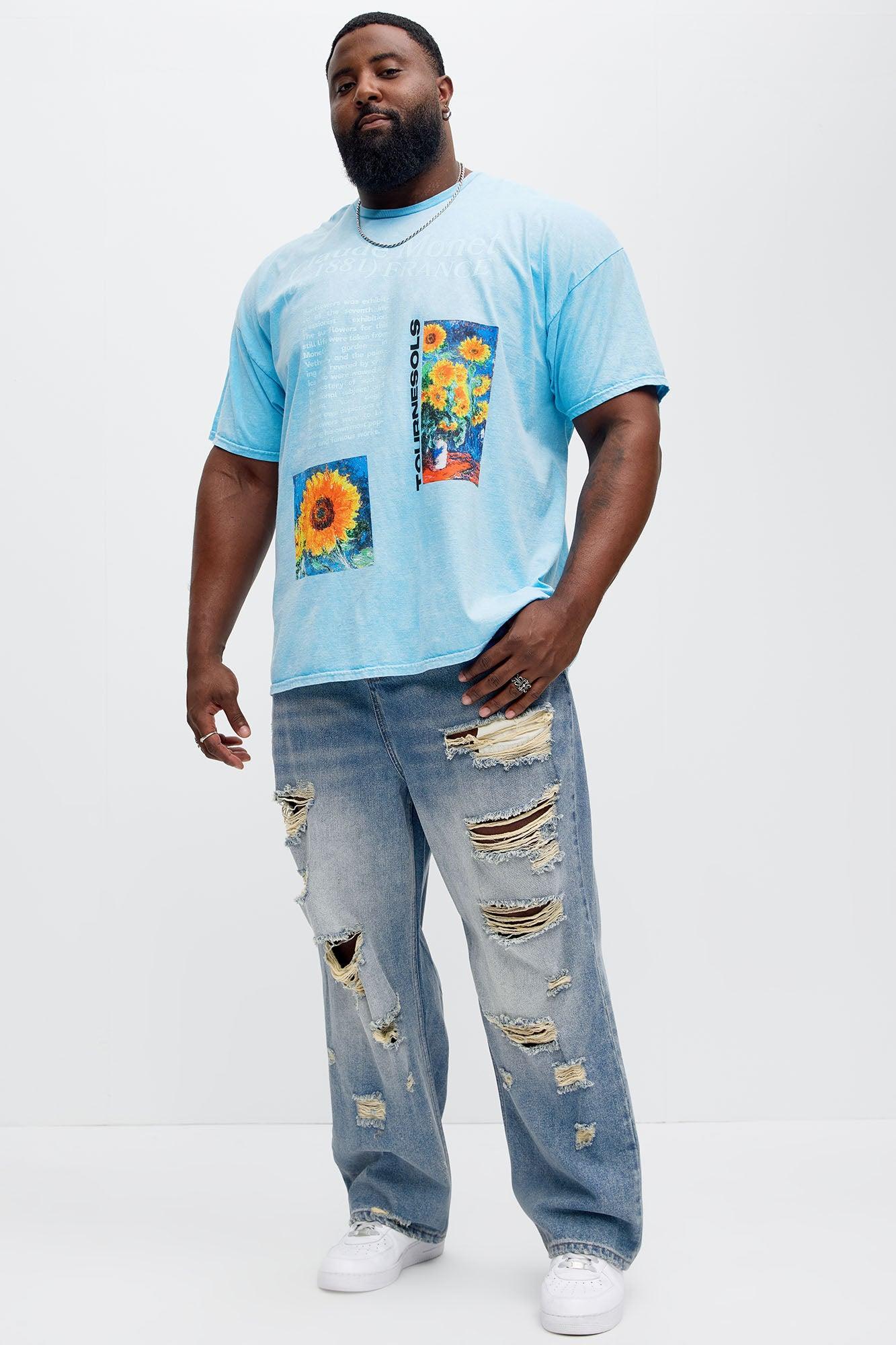 Claude Monet France Short Sleeve Tee - Teal Product Image