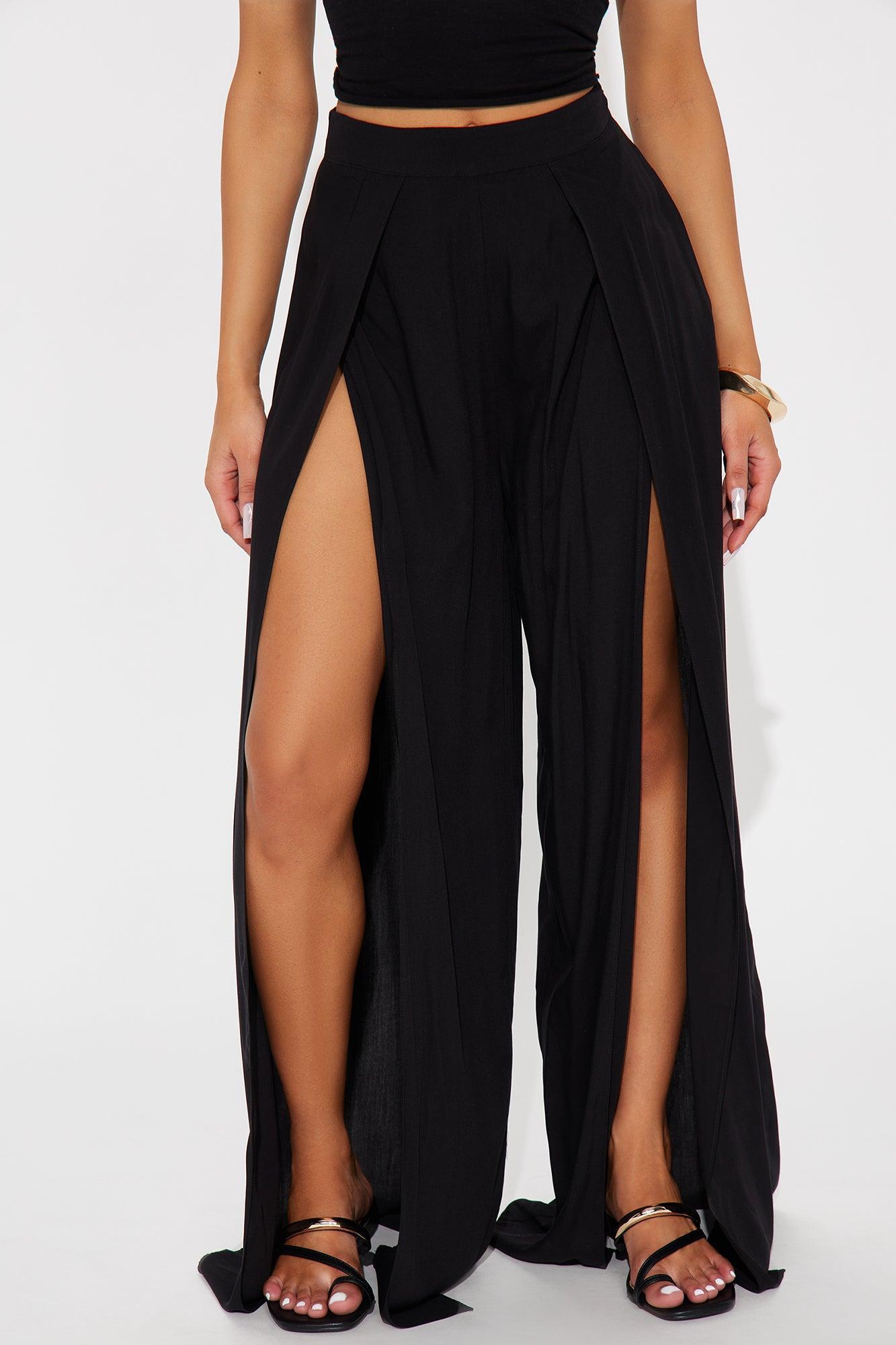Escape The Ordinary Wide Leg Pant - Black Product Image