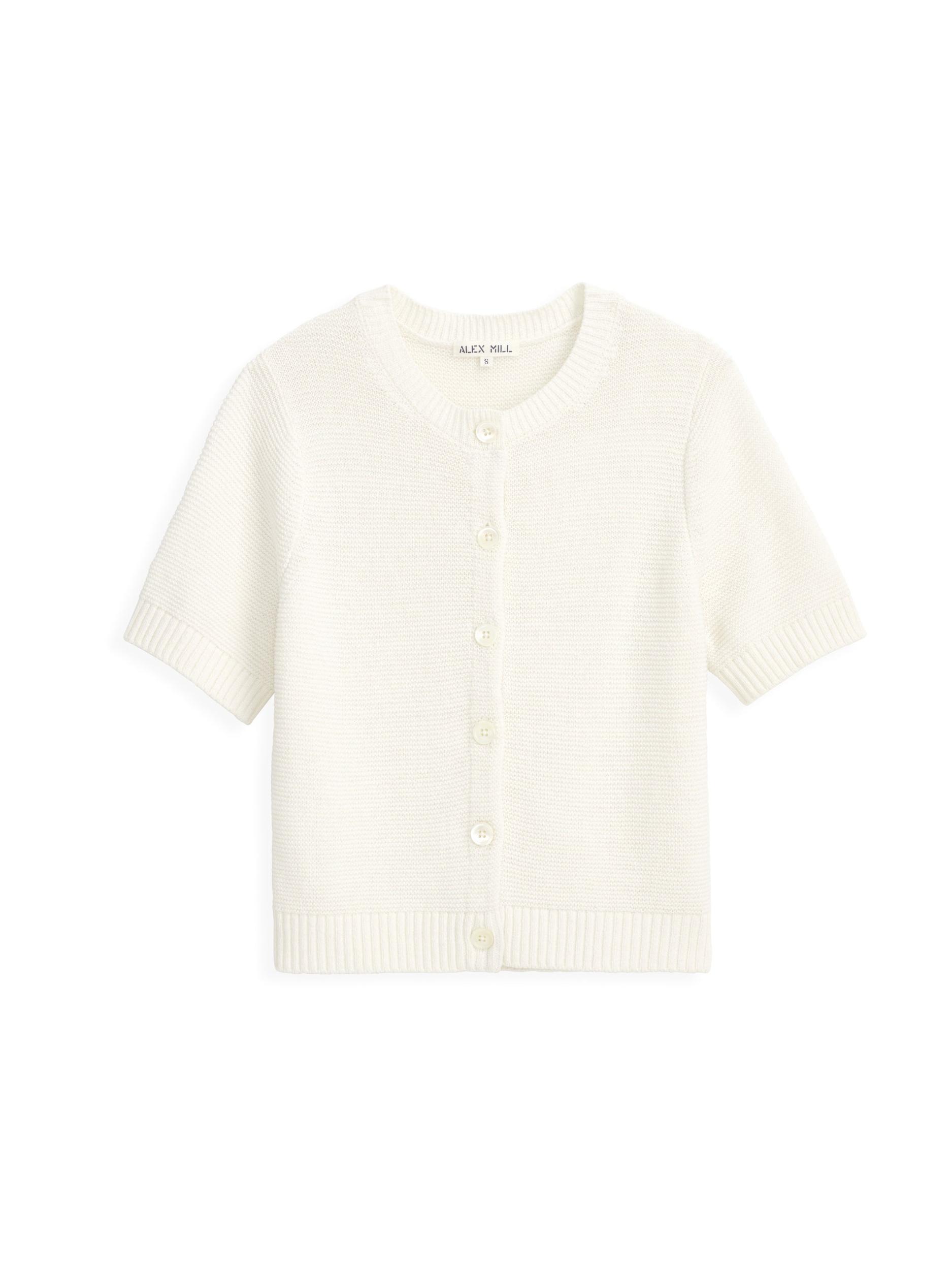 Elle Sweater In Cotton Linen Product Image