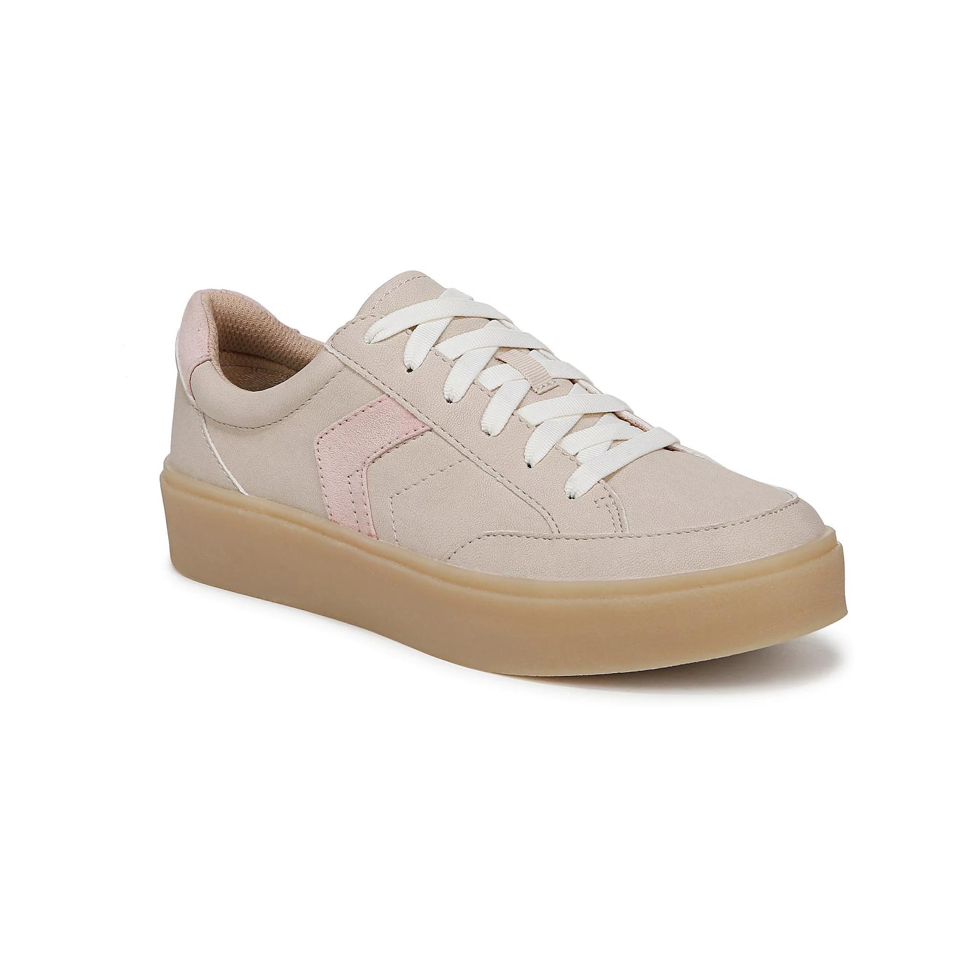 Dr. Scholl's Madison Lace Women's Sneakers, Size: 7.5, Beige Product Image