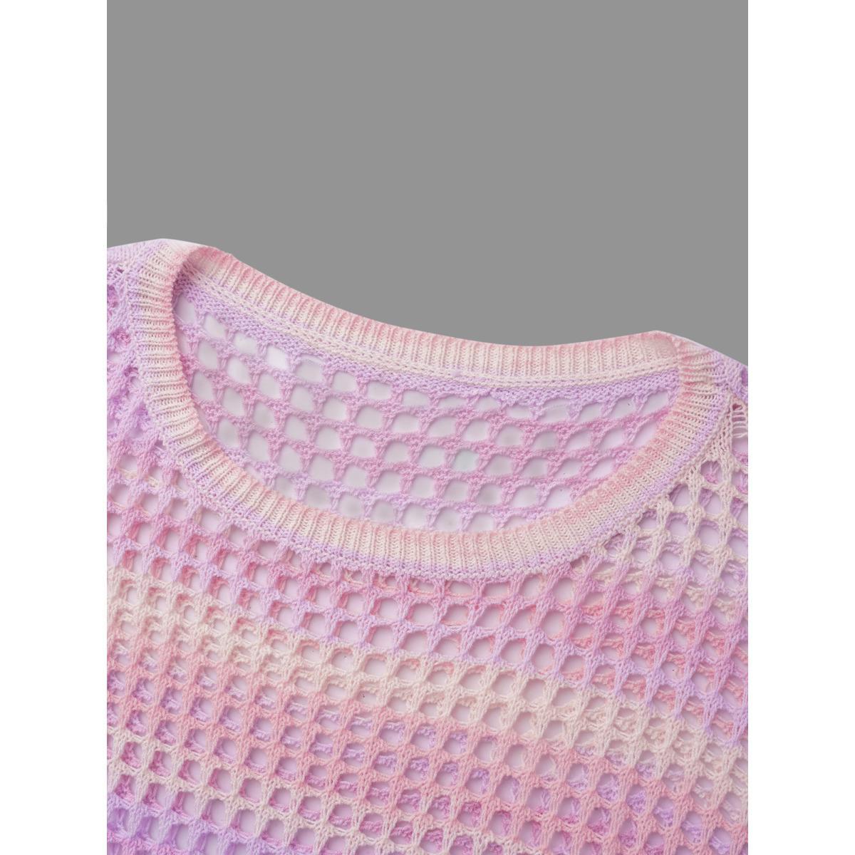 Plus Size Cut-Out Side Slit Flared Swim Cover-Up Women's Swimwear Multicolor Beach Loose Curve Swim Cover Ups BloomChic 30/6X Product Image