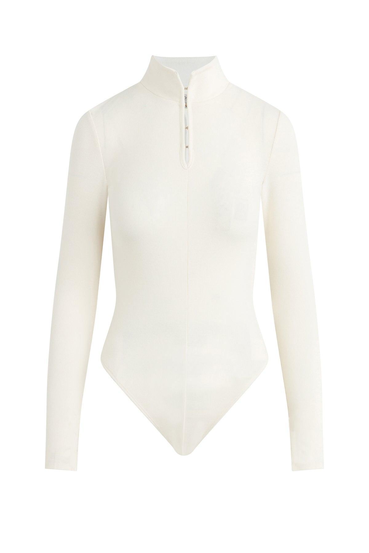 Long Sleeve Hook & Eye Bodysuit Female Product Image