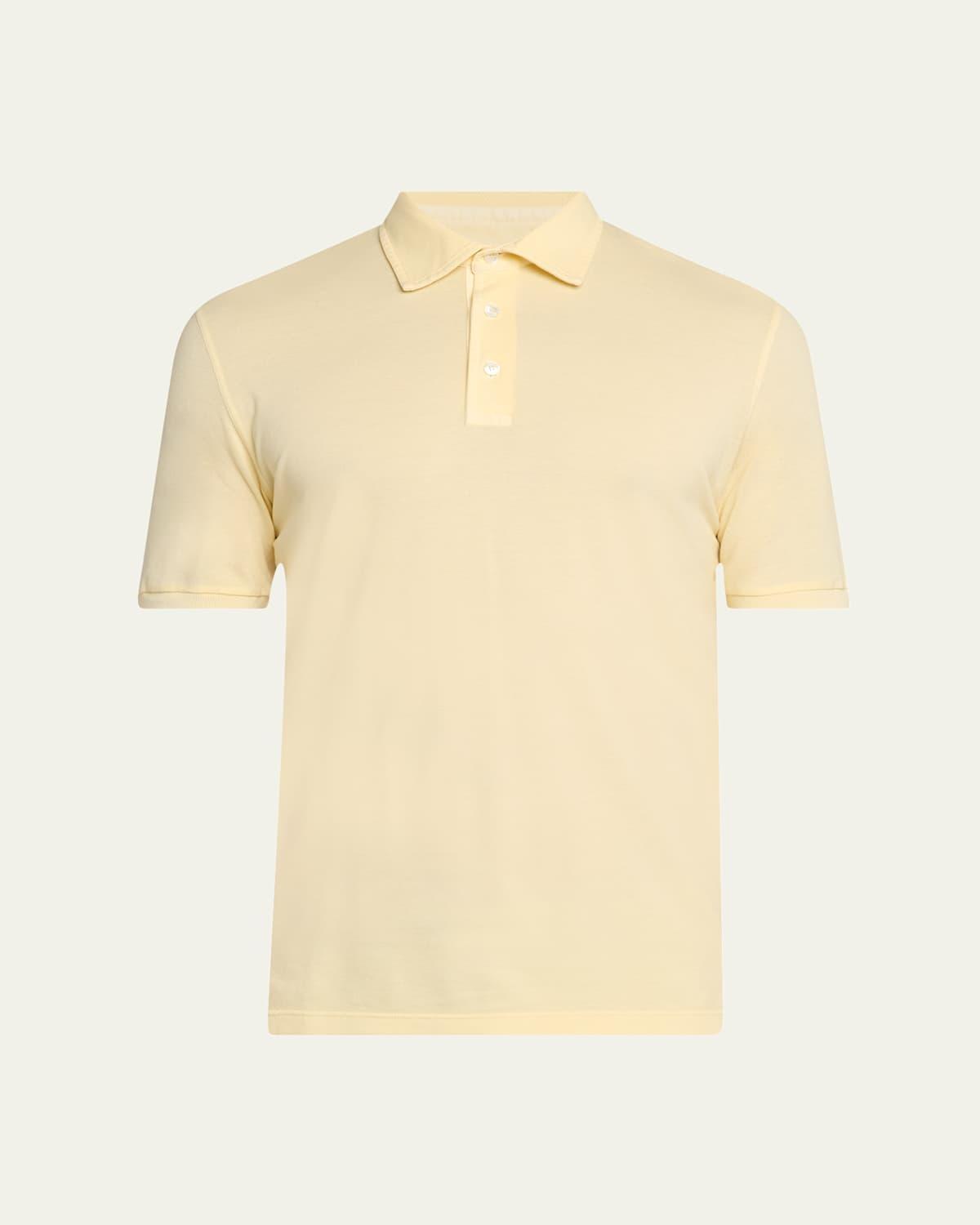 Mens Pique Polo Shirt Product Image