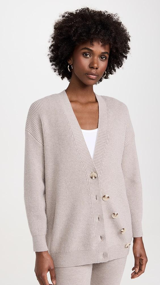 525 Evelyn Asymmetrical Luxe Oversized Cardigan | Shopbop Product Image