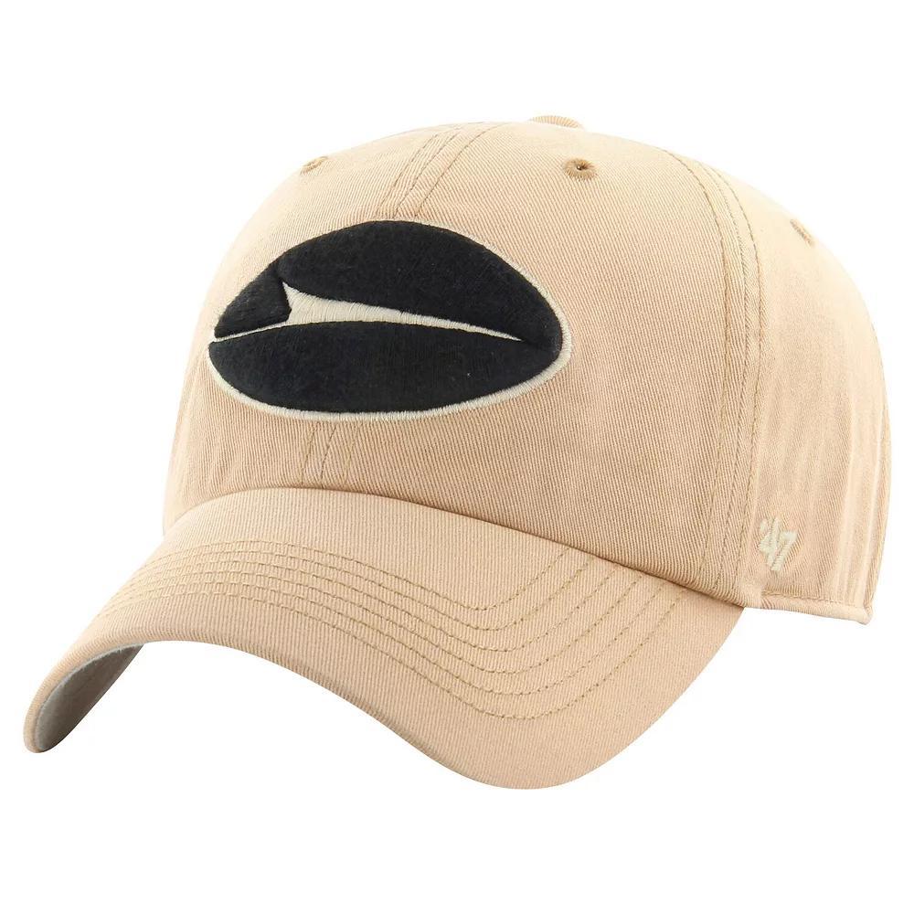 Men's '47 Khaki New York Jets Dusted Relaxed Franchise Fitted Hat, Size: XXL, Beig K Product Image