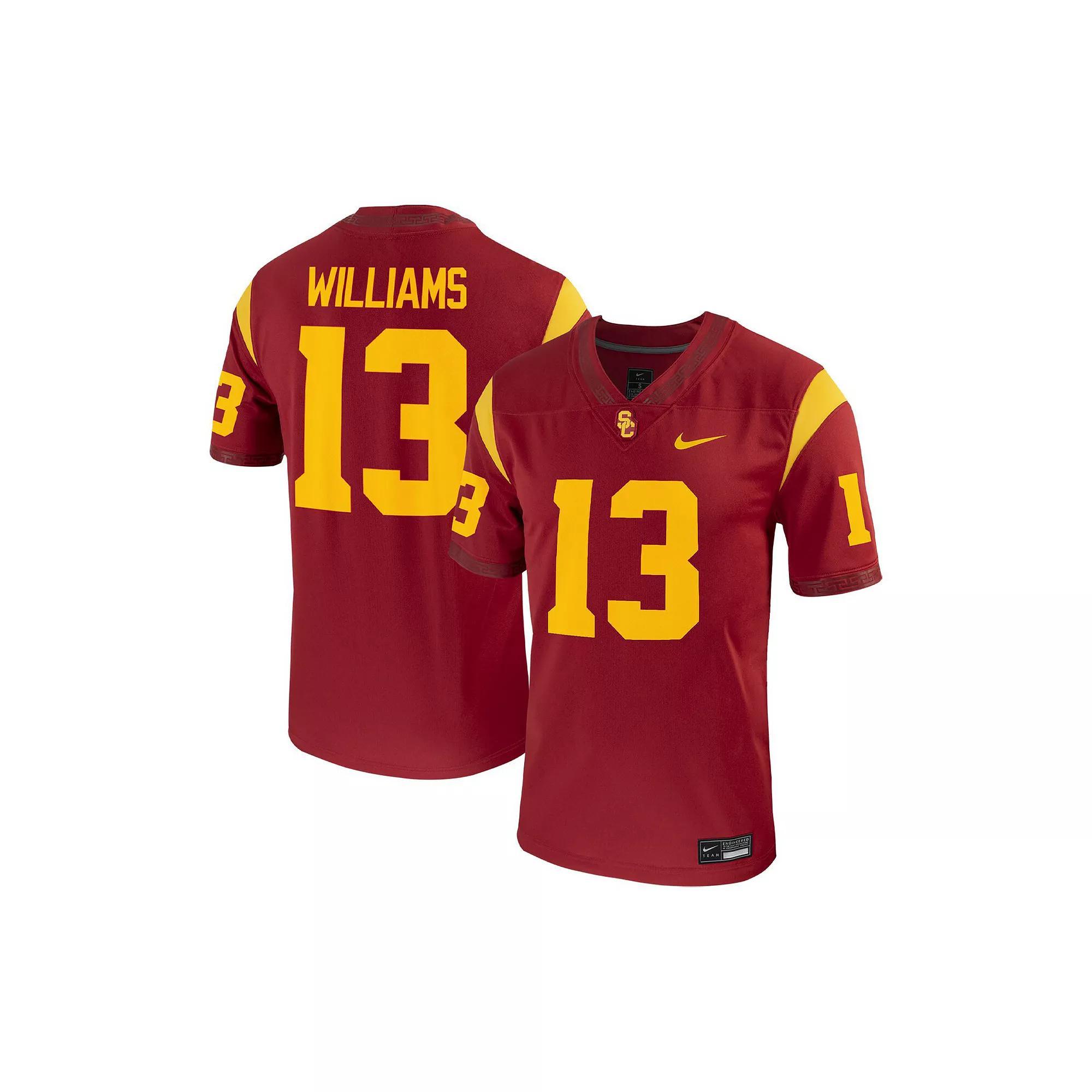 Men's Nike Caleb Williams Cardinal USC Trojans Replica Game Jersey, Size: 2XL, Red Product Image