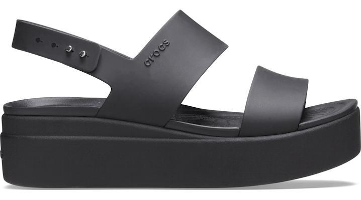 Crocs Womens Brooklyn Low Wedge Platform Sandals Product Image