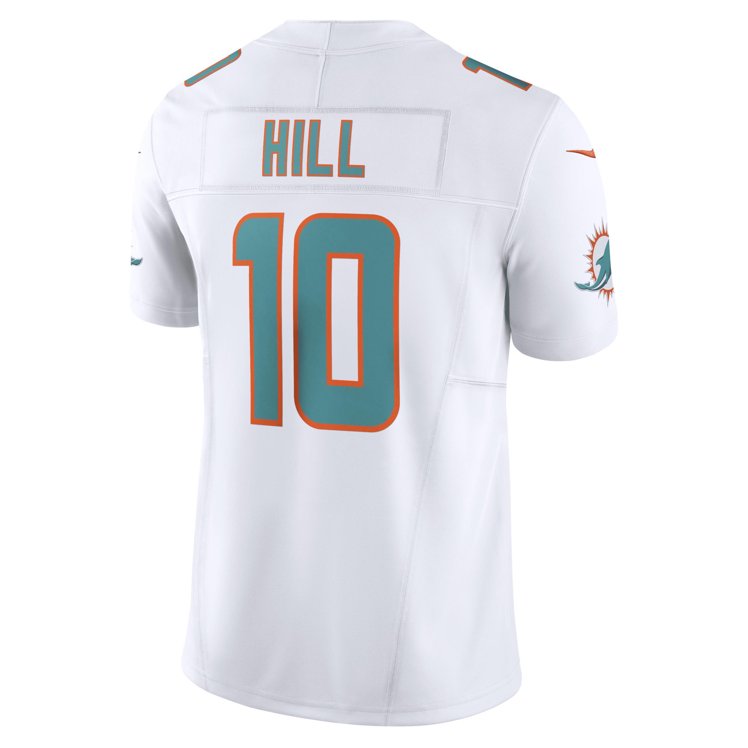 Men's Nike Tyreek Hill White Miami Dolphins Vapor F.U.S.E. Limited Jersey, Size: 2XL Product Image