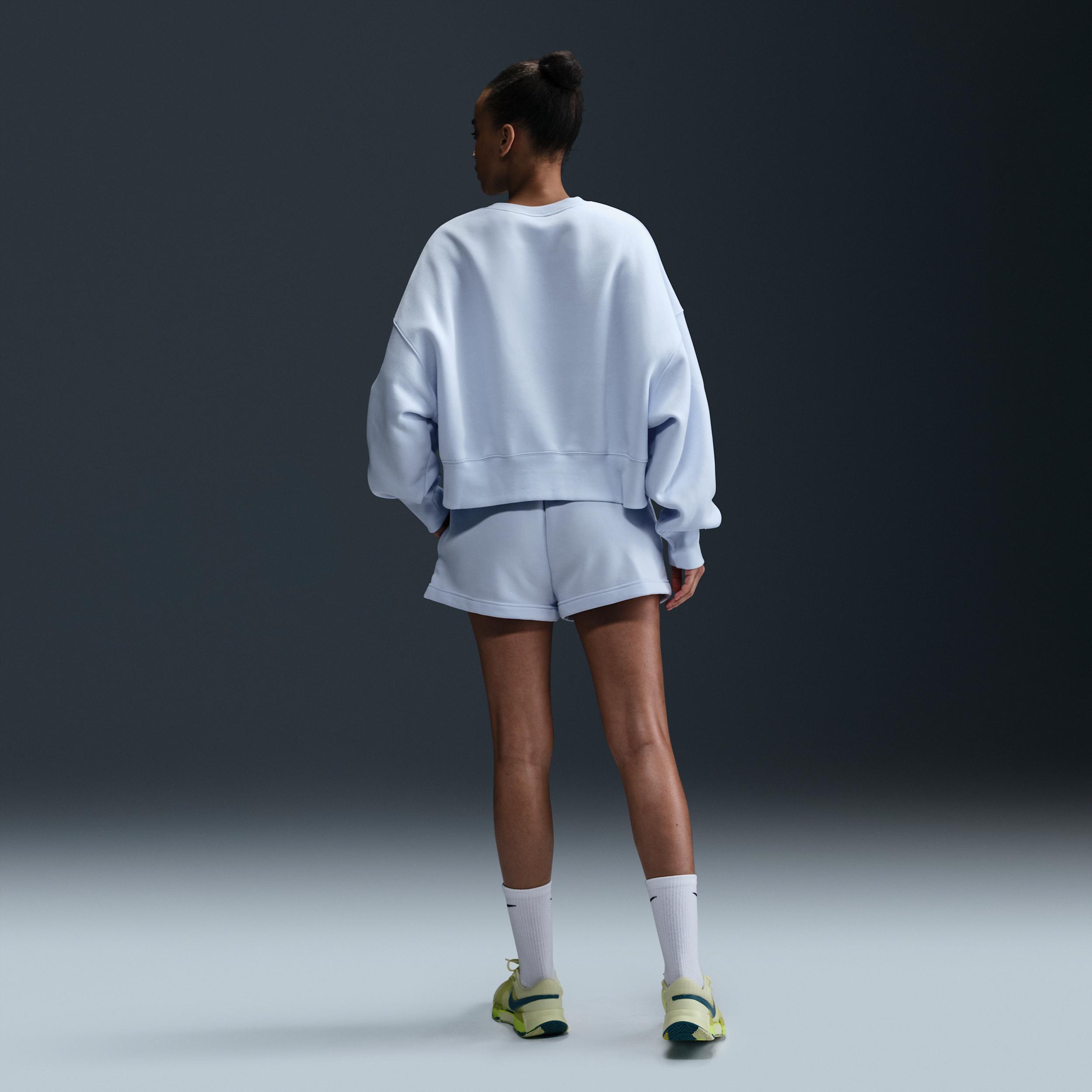 Nike Women's Court Phoenix Fleece Over-Oversized Crew-Neck Tennis Sweatshirt Product Image