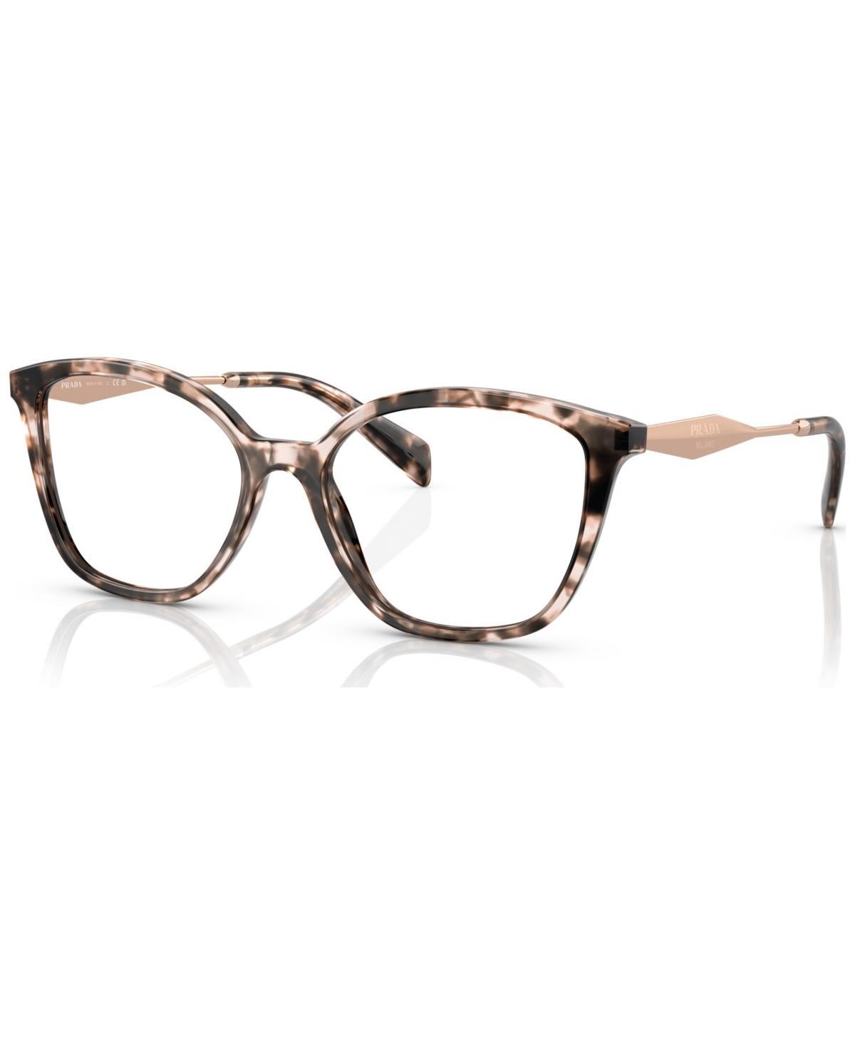 PRADA Women's Butterfly Eyeglasses, Pr 02zv54-o In Pink Tortoise Product Image