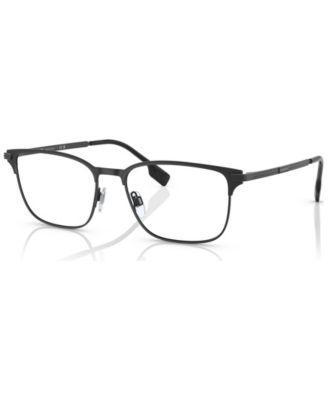 Burberry Mens Rectangle Eyeglasses, BE137255-o - Black Product Image