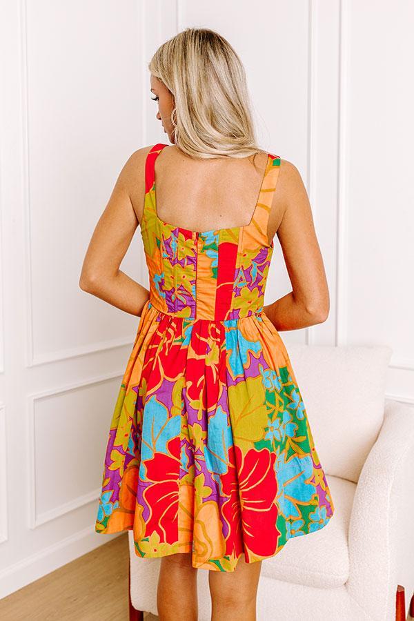 Sippin' Mai Tais Corset Mini Dress Product Image
