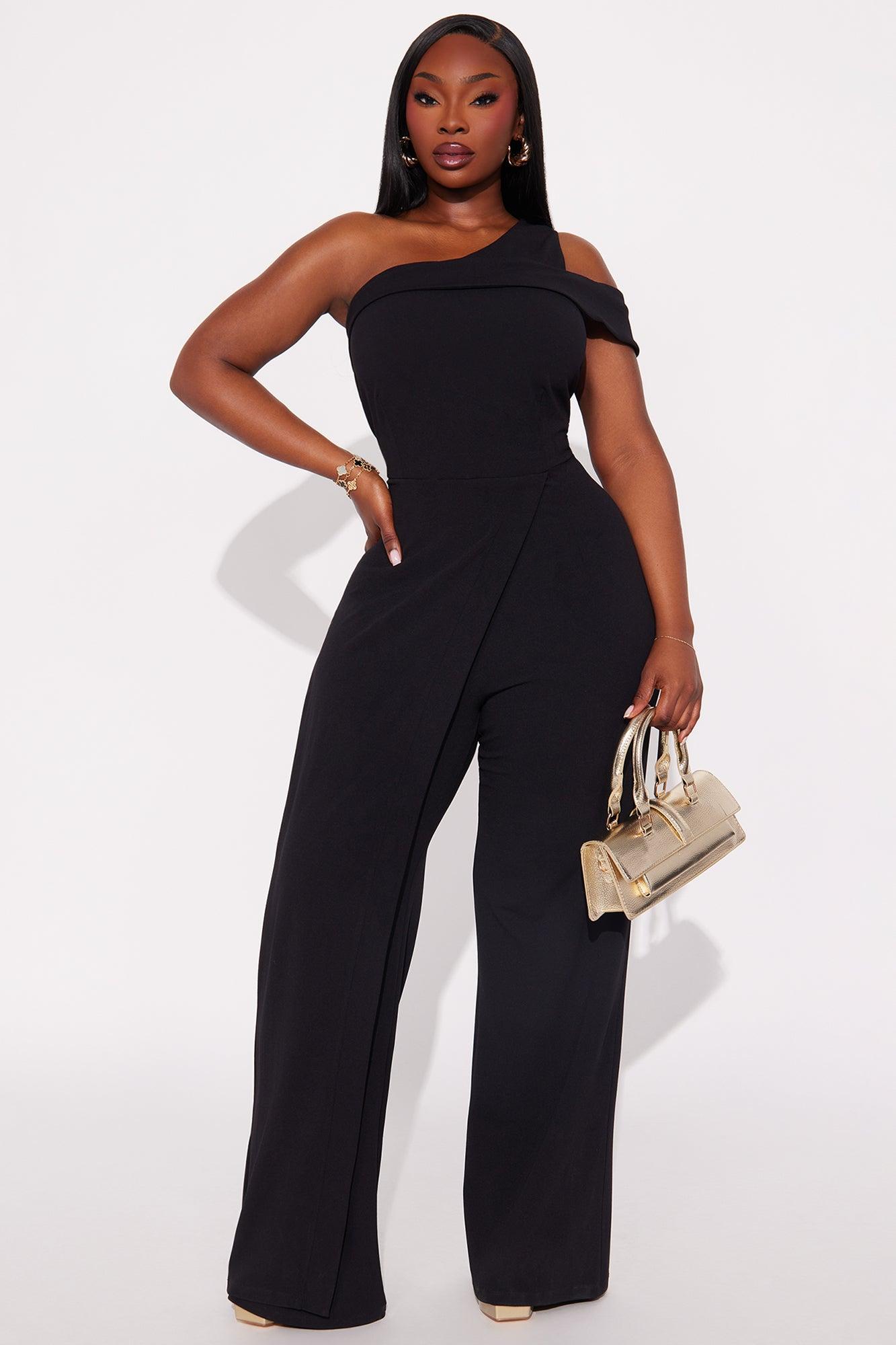 Melissa On Shoulder Jumpsuit - Black Product Image