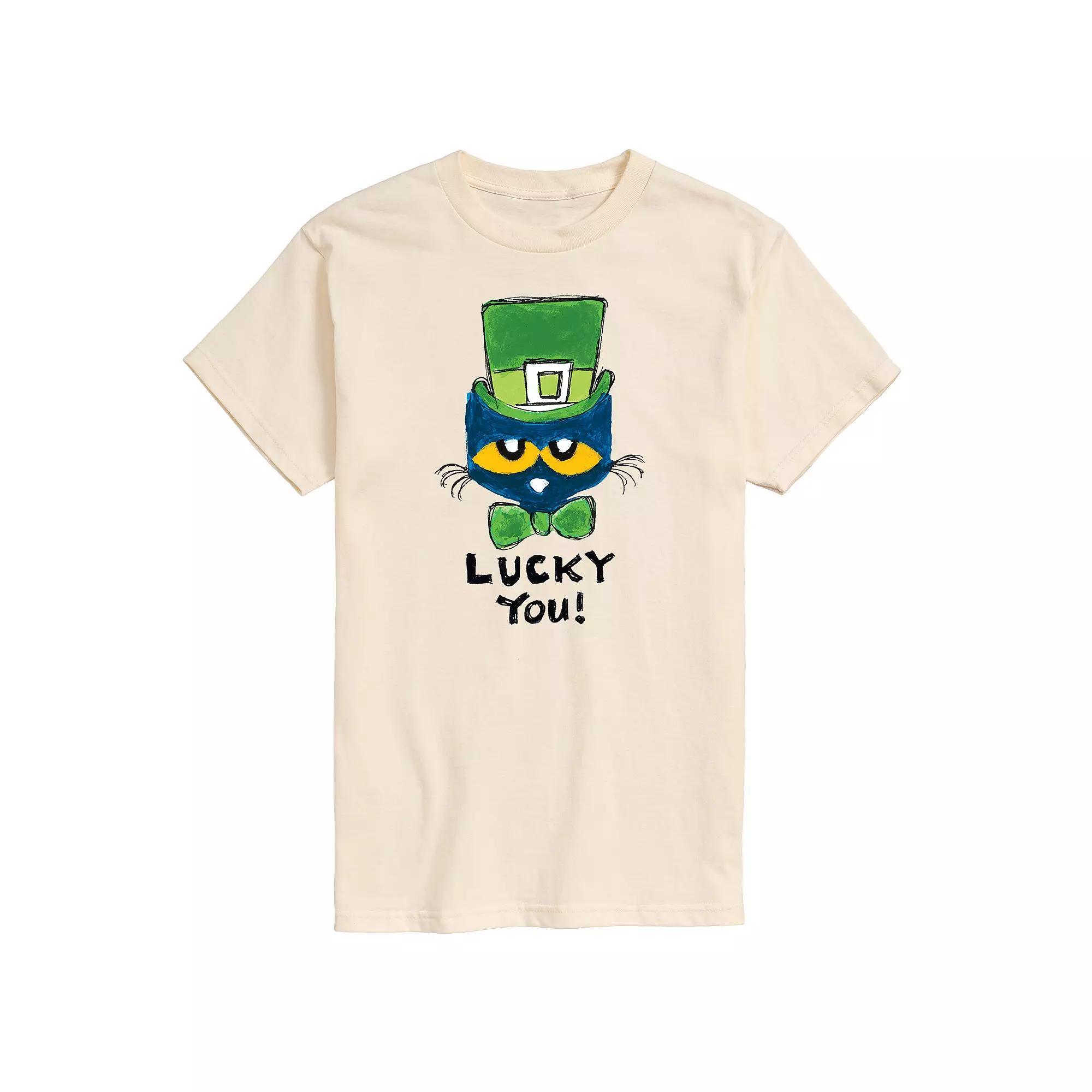 Mens Pete Cat Lucky You Tee Product Image