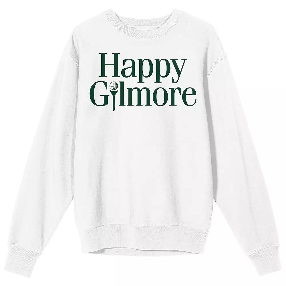 Men's Happy Gilmore Golf Logo Long Sleeve Graphic Tee, Size: Large, White Product Image