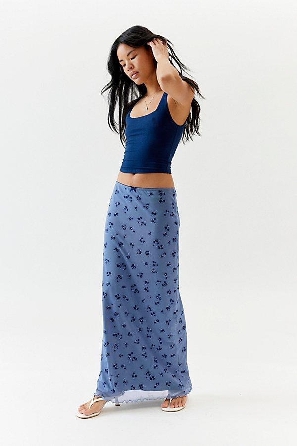 Urban Outfitters UO Camilla Mesh Maxi Skirt Womens at Urban Outfitters Product Image