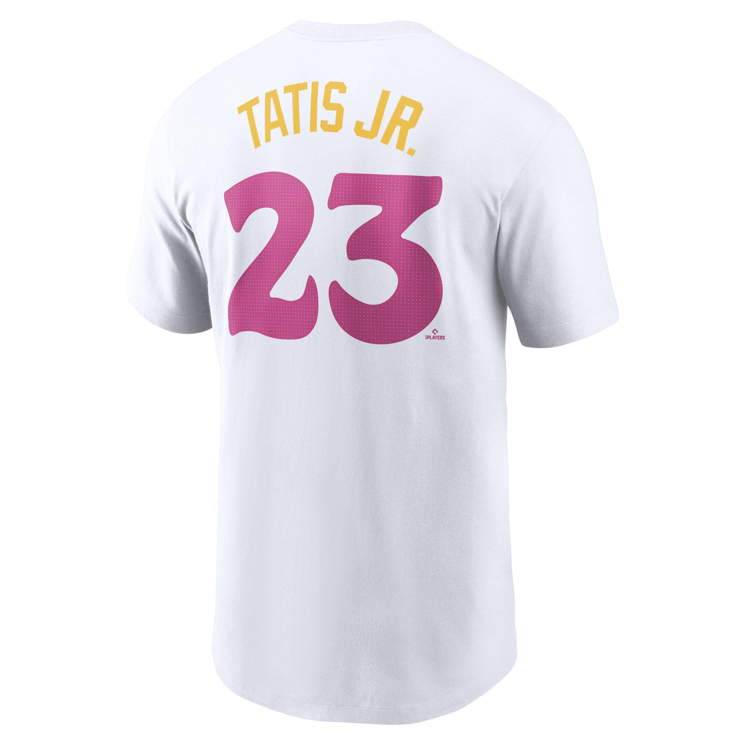 Mens Nike Fernando Tatis Jr. San Diego Padres City Connect Fuse Name & Number T-Shirt Product Image