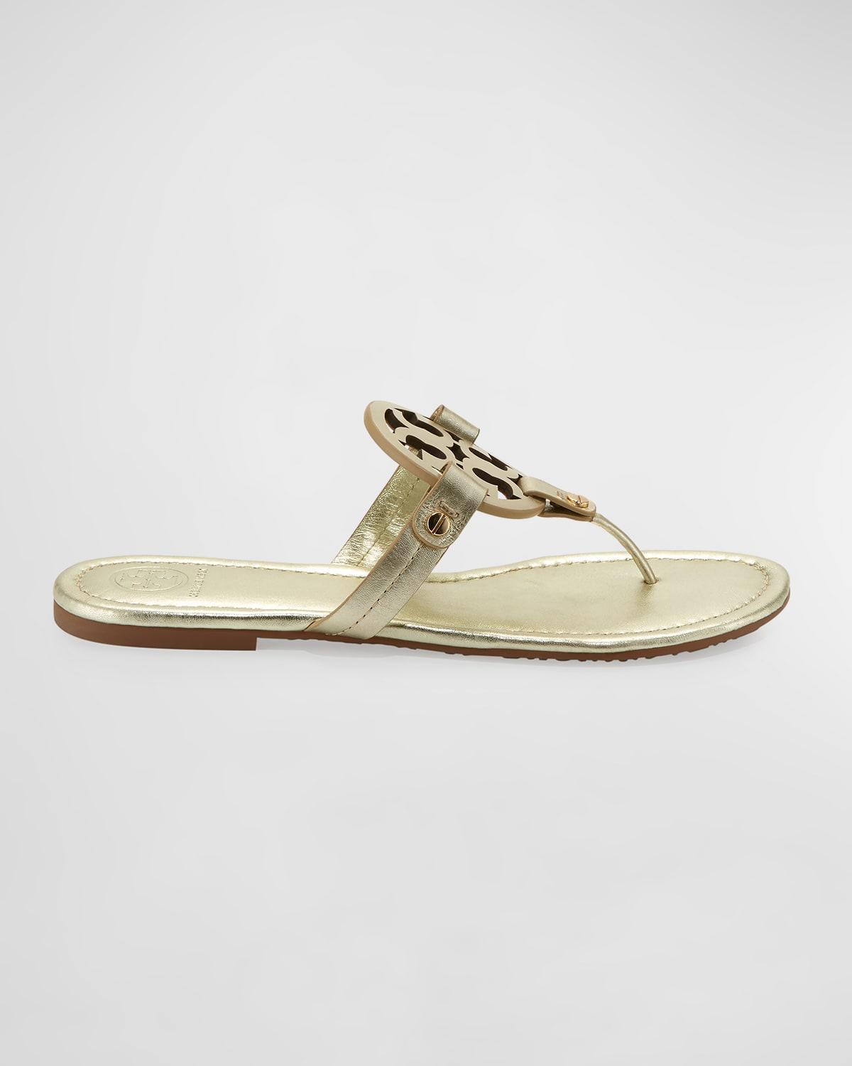 Miller Leather Logo Sandals Product Image