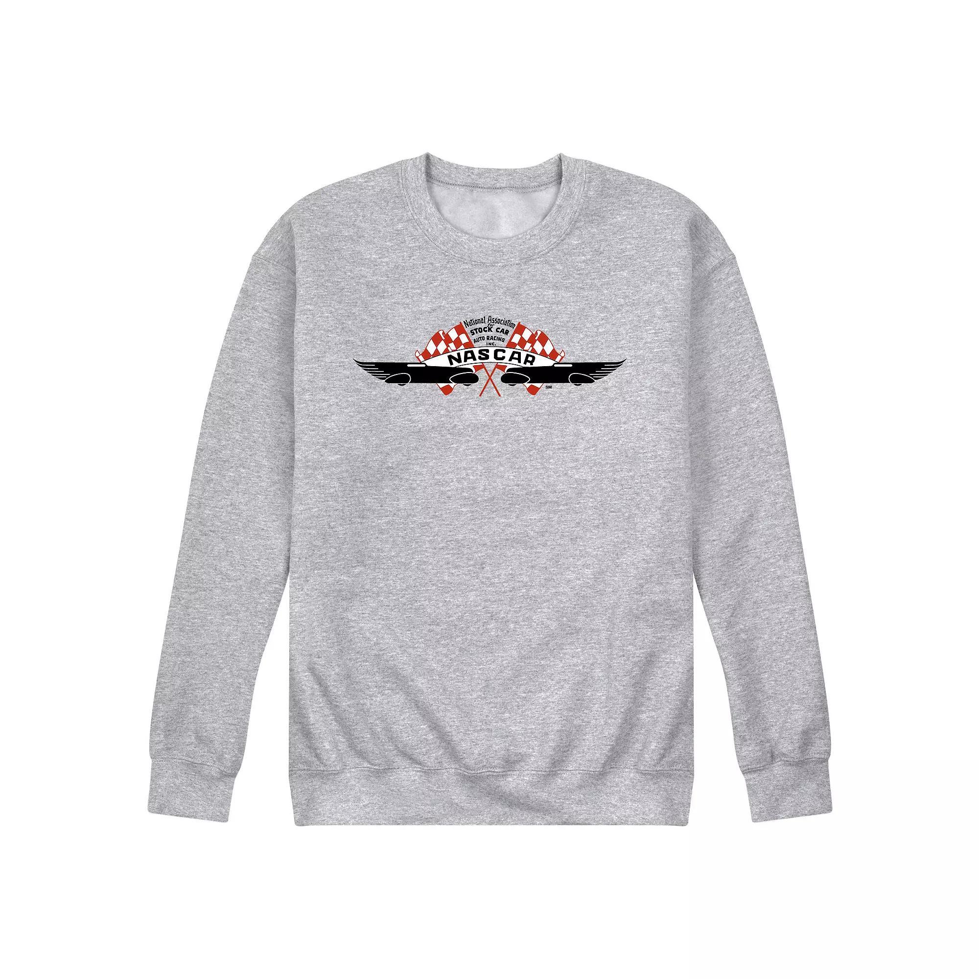Mens NASCAR 1948 Logo Fleece Sweatshirt Grey Gray Product Image