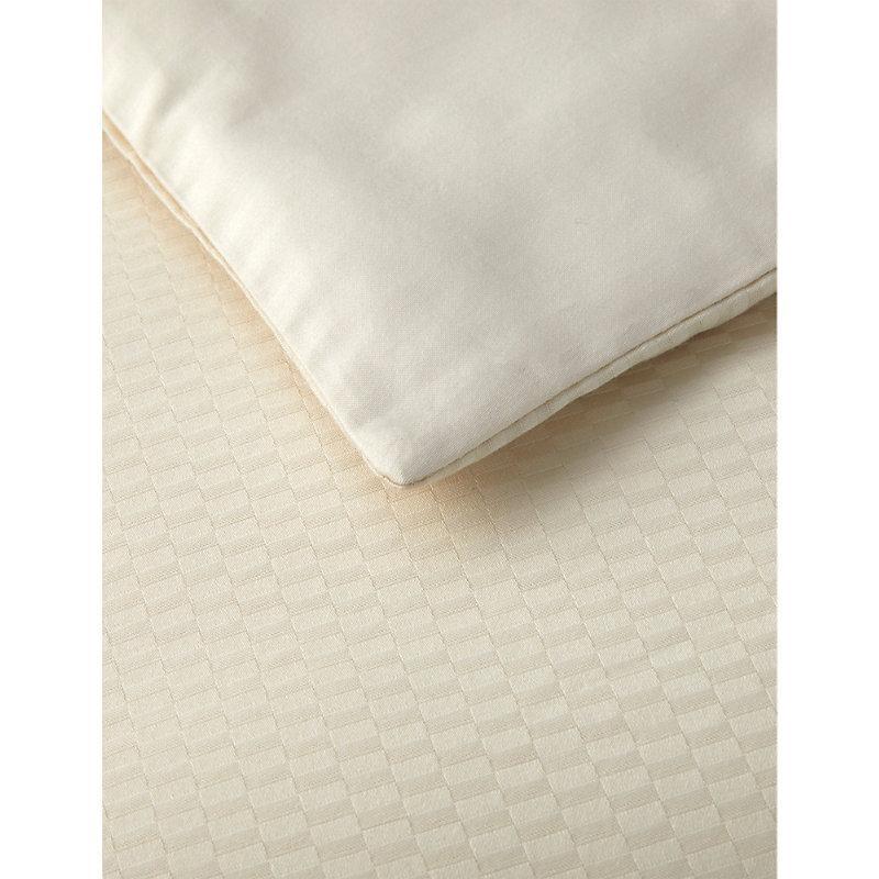 HUGO BOSS Boss Almond Loft Almond Textured-design Single Cotton Duvet Cover 140cm X 200cm Product Image
