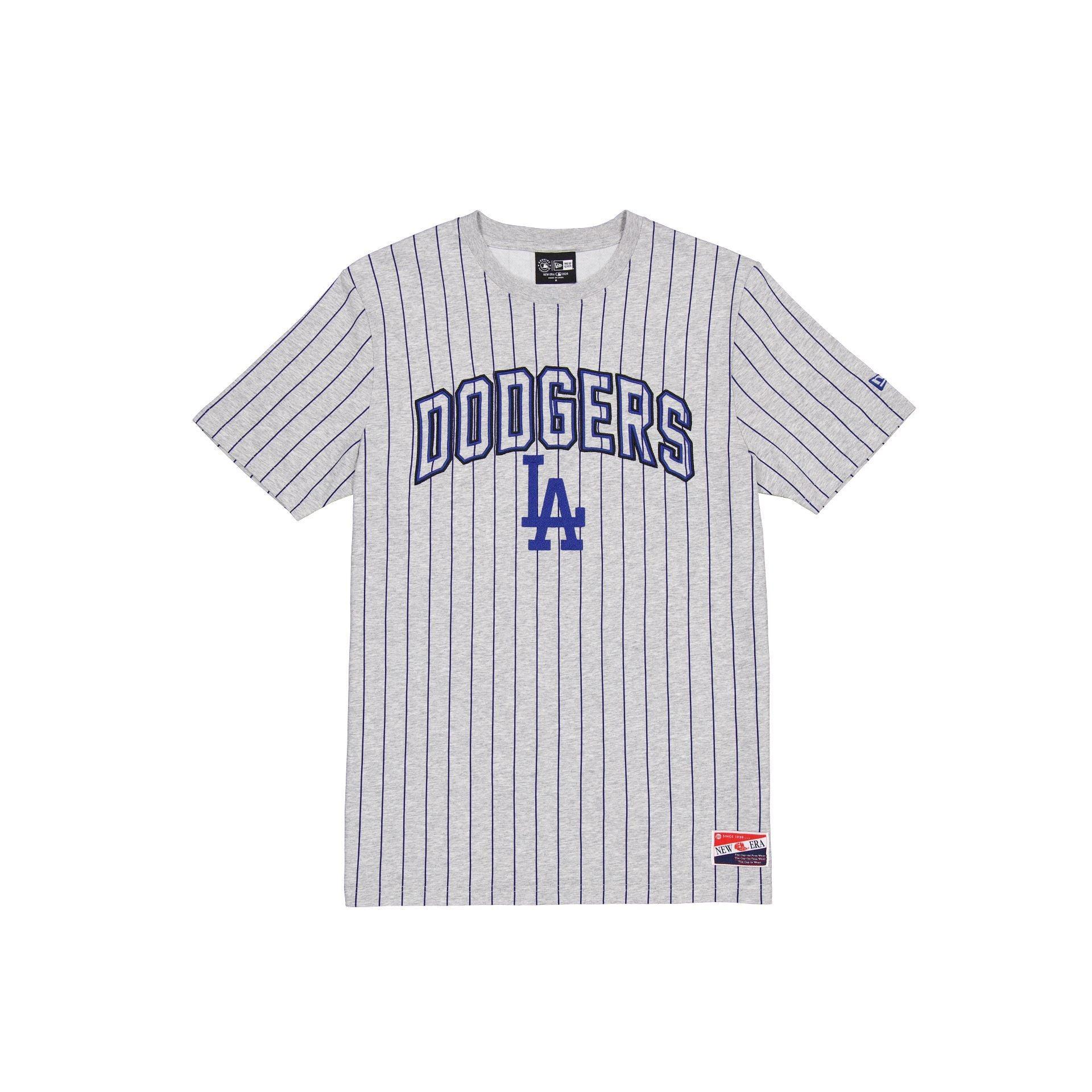 Oakland Athletics Throwback Gray Pinstripe T-Shirt Male Product Image
