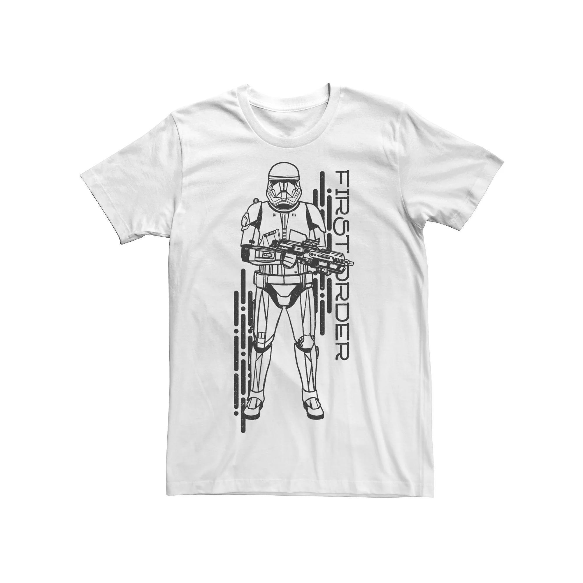 Men's Star Wars The Rise of Skywalker First Order Sith Trooper Tee, Size: Small, Red Product Image