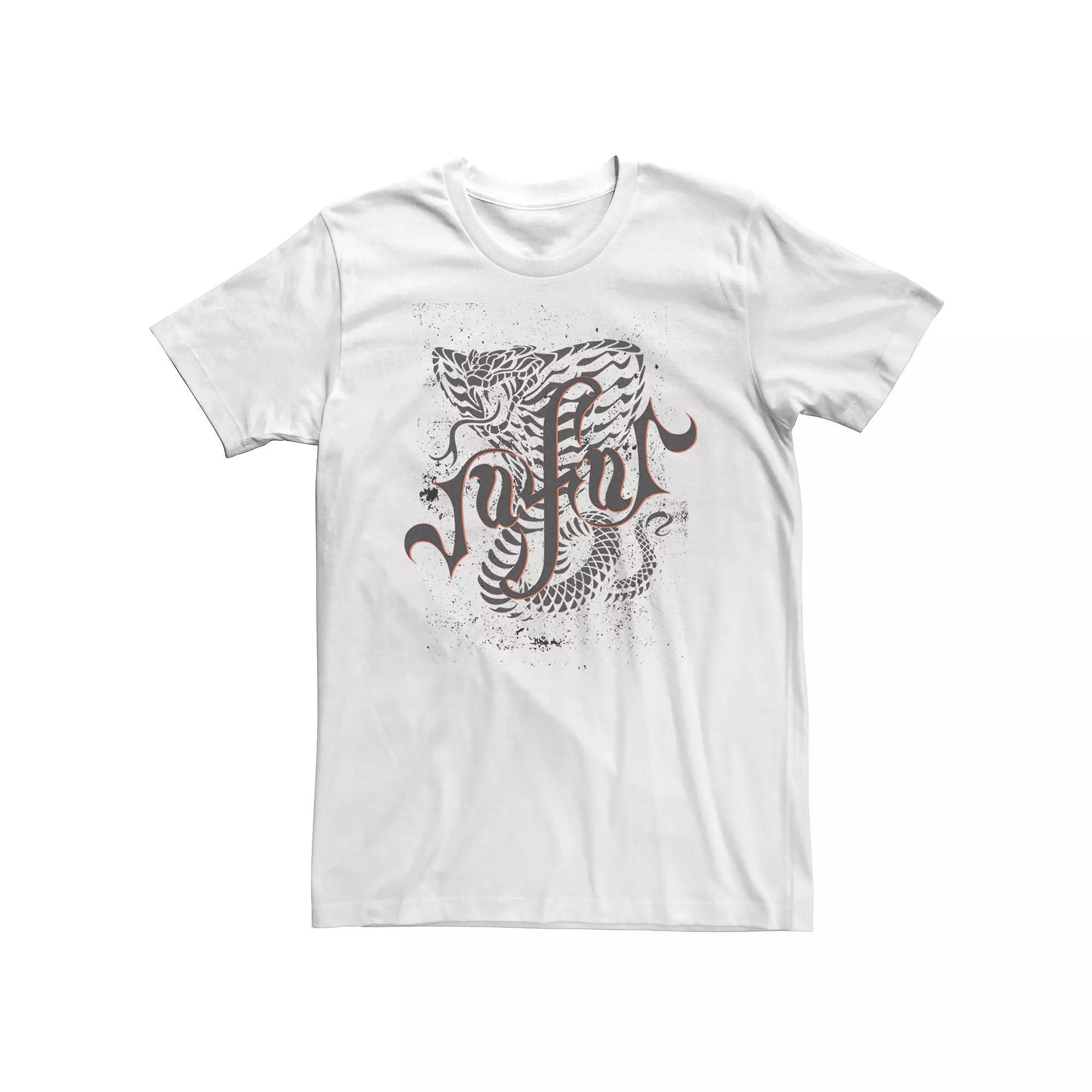 Big & Tall Disney Aladdin Live Action Jafar Cobra Sketch Logo Tee, Men's, Size: XL Tall, White Product Image