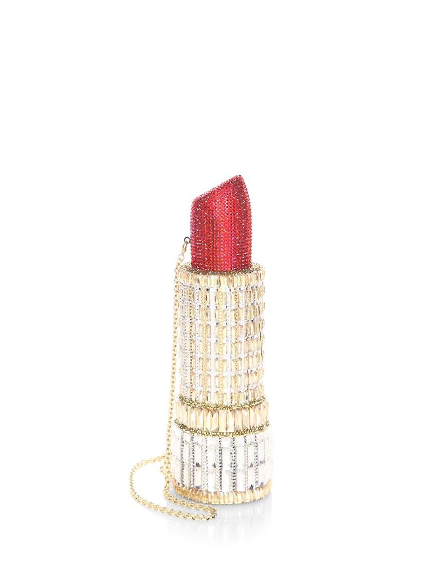 Womens Lipstick Seductress Crystal Clutch Product Image