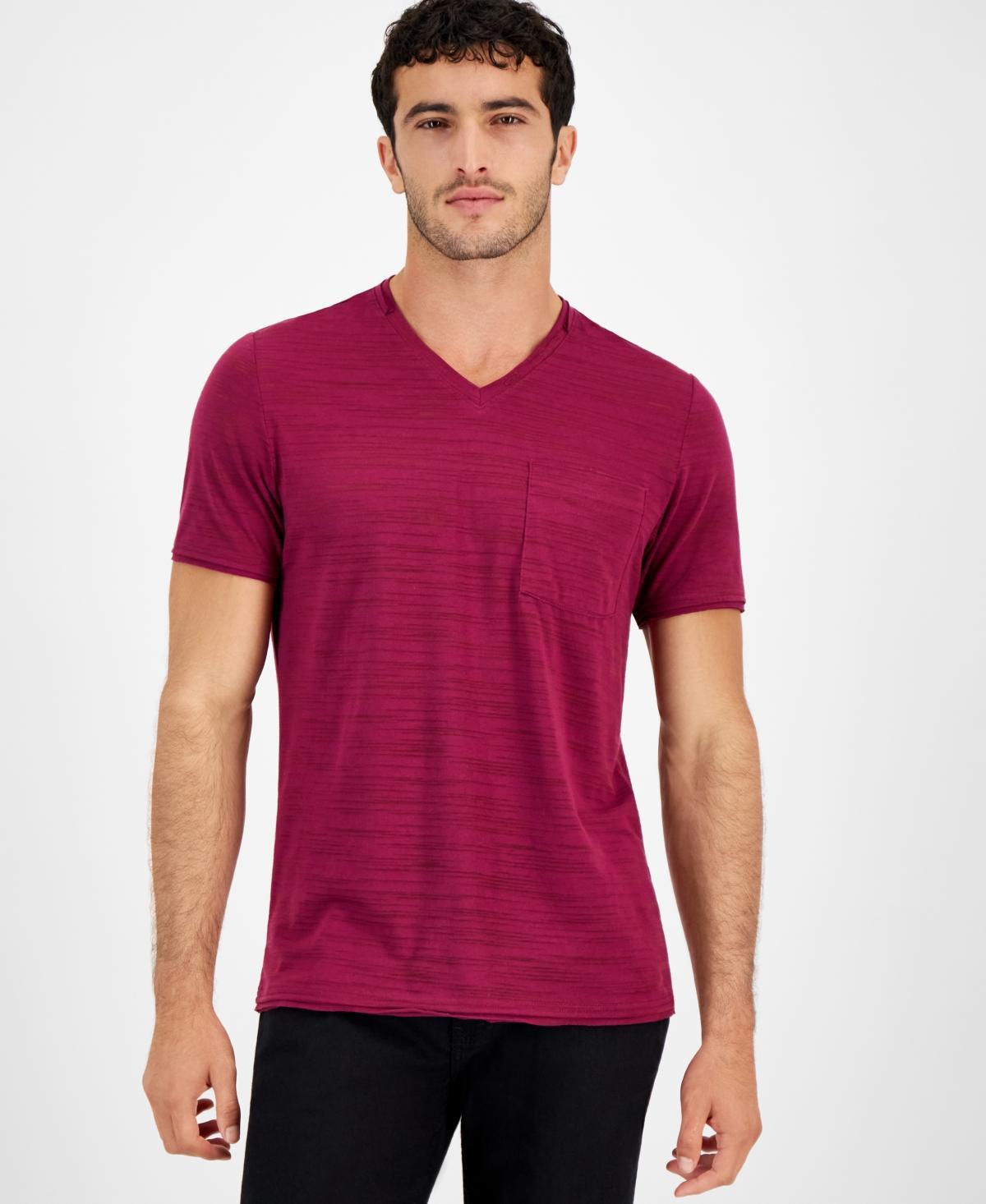 I.n.c. International Concepts Mens Broken-Stripe V-Neck T-Shirt, Created for Macys Product Image