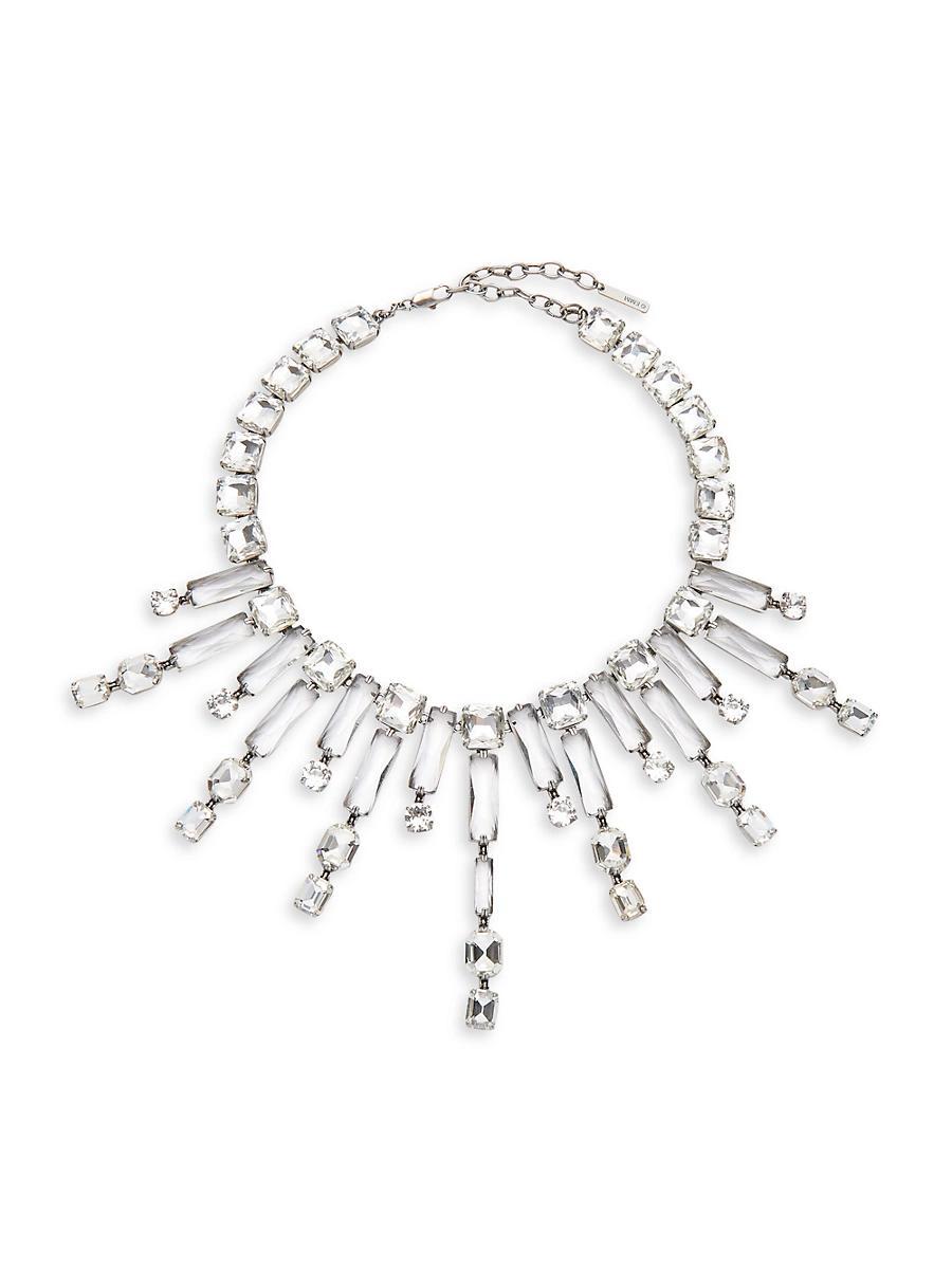 Womens Lele Sadoughi x Marilyn Monroe Antique Silvertone & Crystal Statement Necklace Product Image