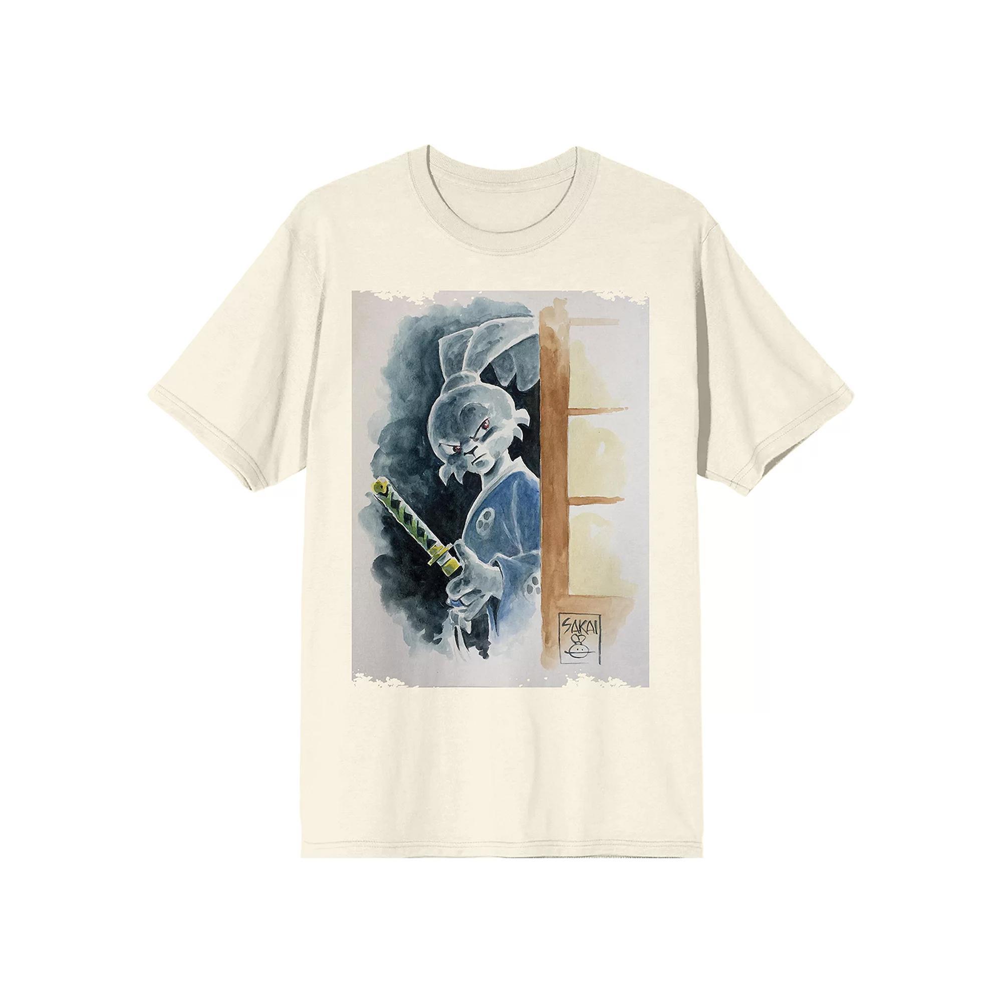 Men's Usagi Yojimbo Painted Graphic Tee, Size: XL, Off White Product Image