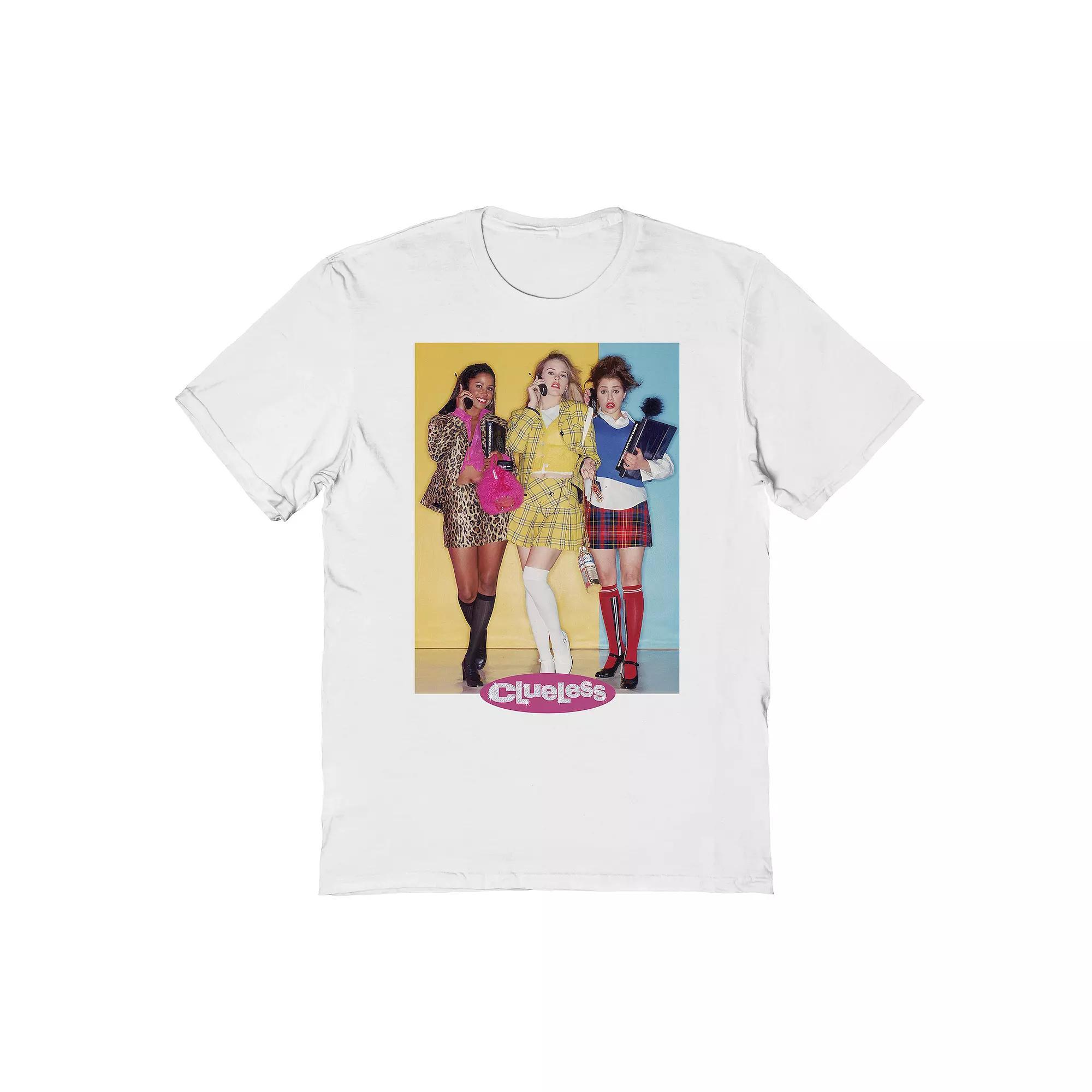 Men's Clueless Cast Graphic Tee, Size: Medium, White Product Image