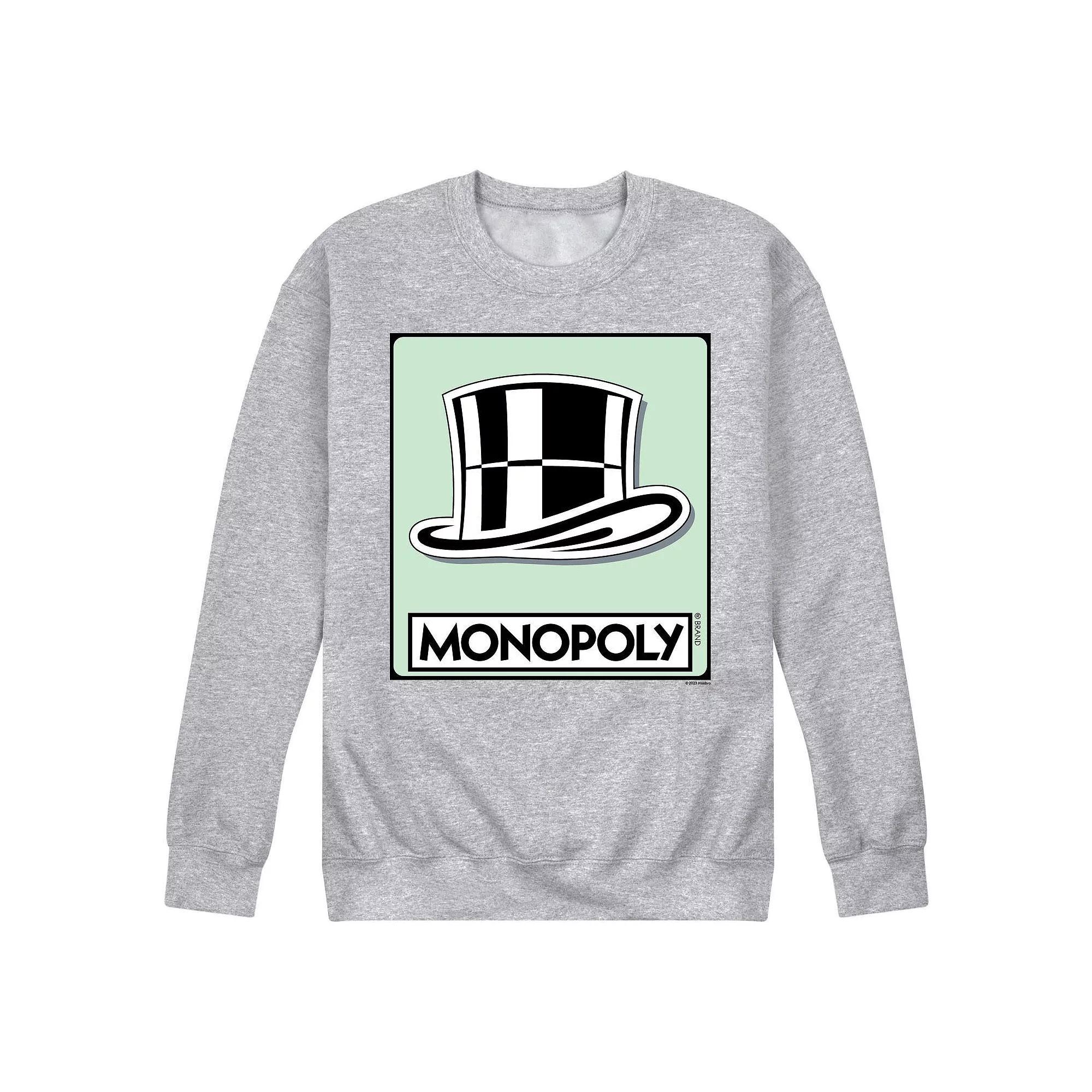 Mens Monopoly Hat Token Fleece Sweatshirt Product Image